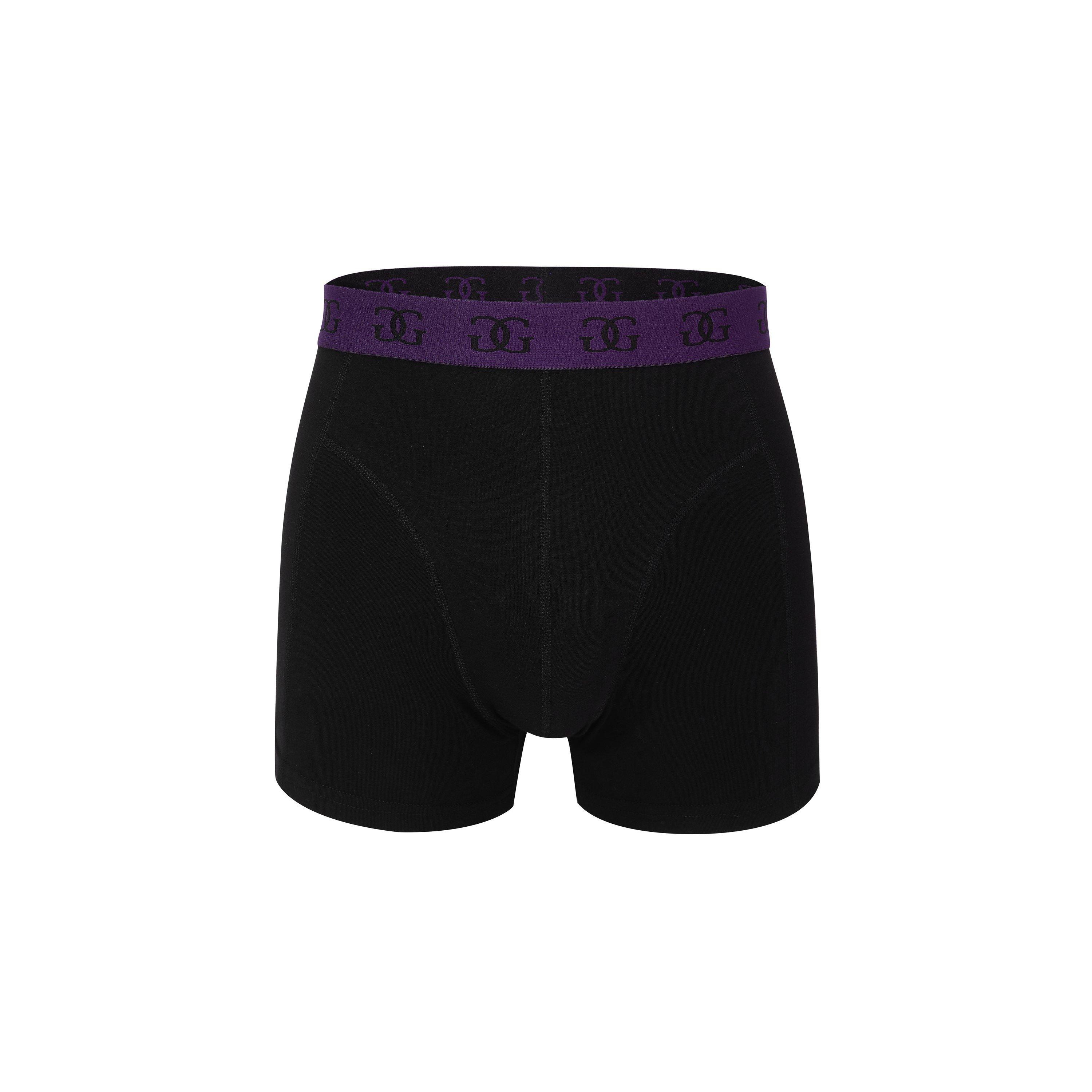 Negro / Brillante - Giorgio - Mens Essential 5-Pack Trunks - 5