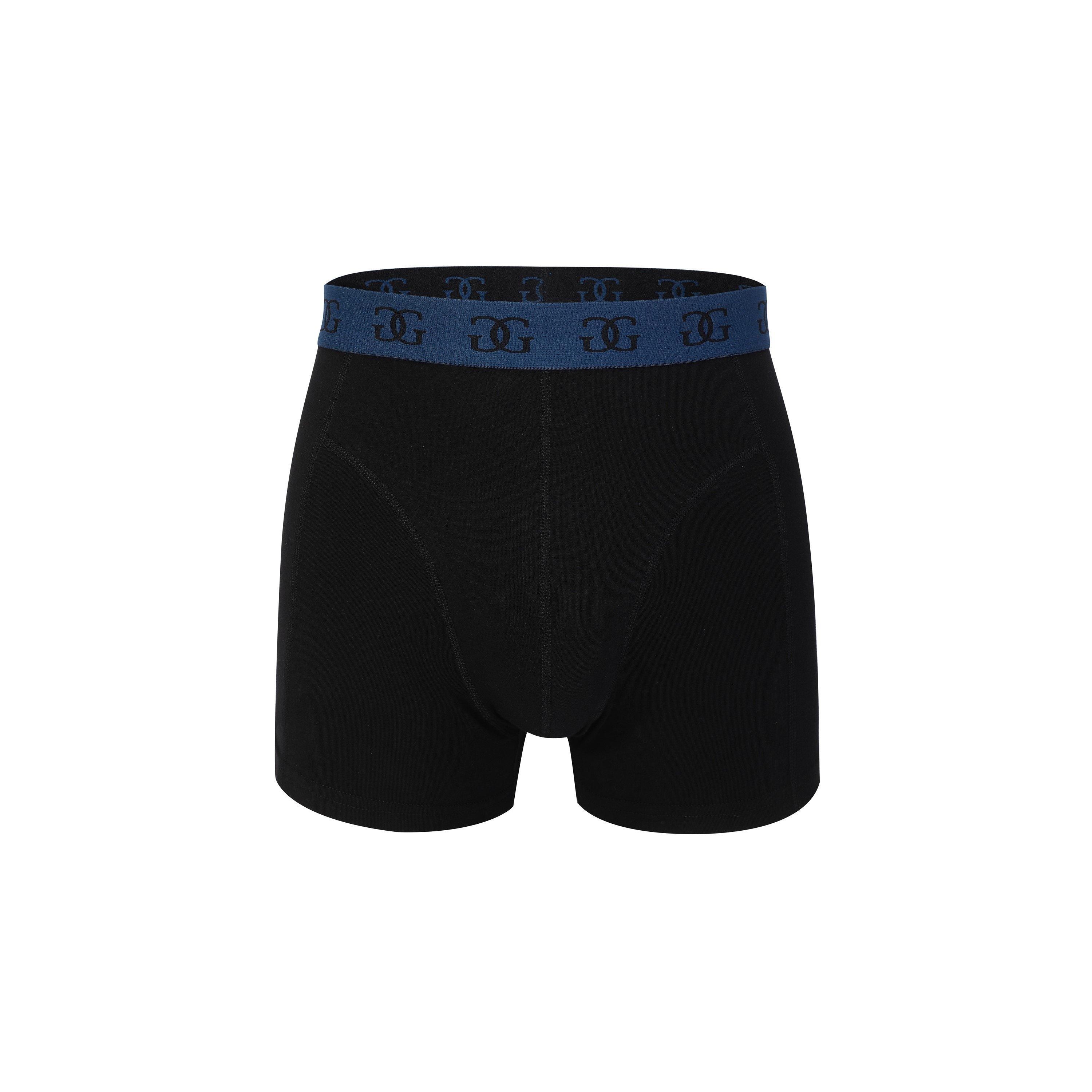 Negro / Brillante - Giorgio - Mens Essential 5-Pack Trunks - 6