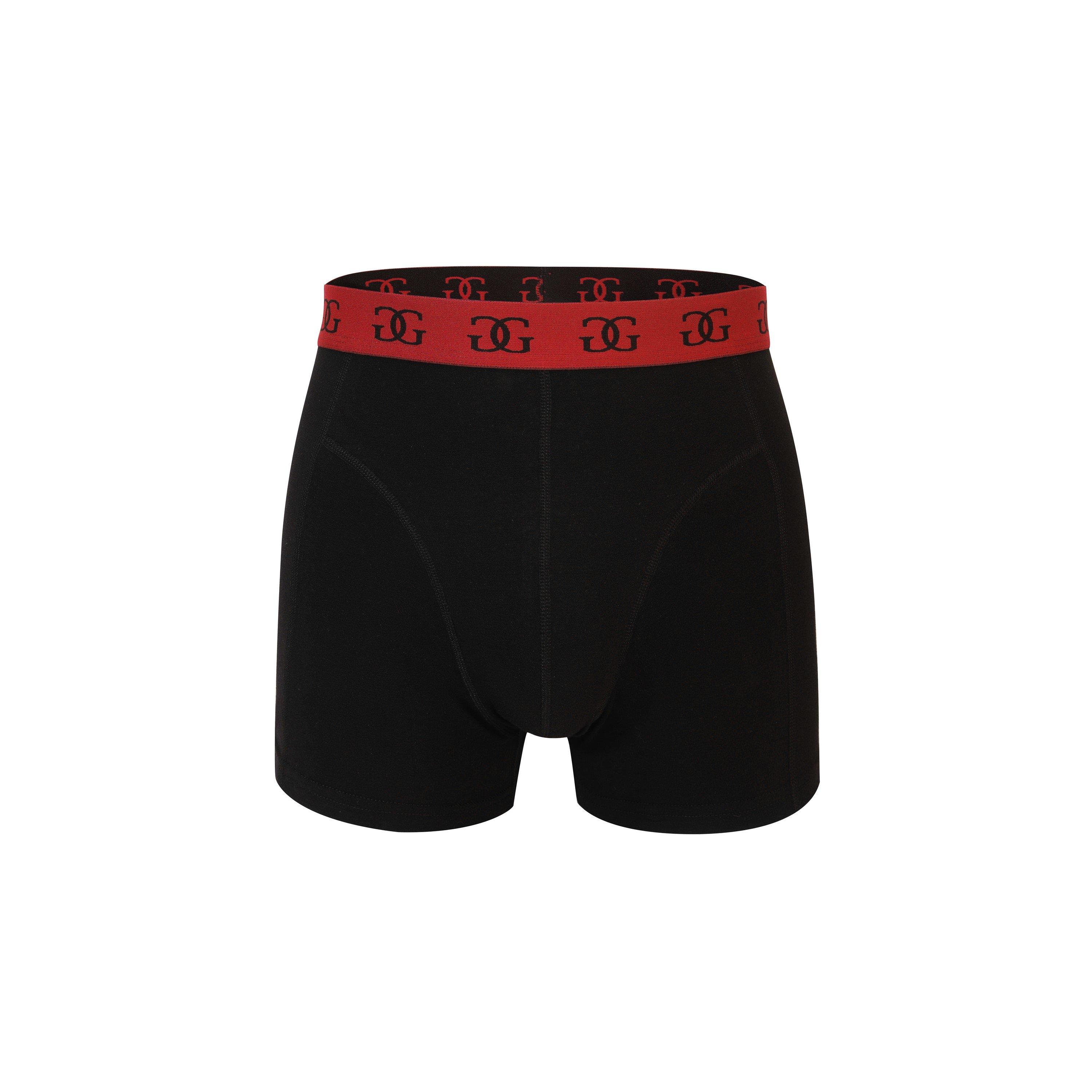 Negro / Brillante - Giorgio - Mens Essential 5-Pack Trunks - 7