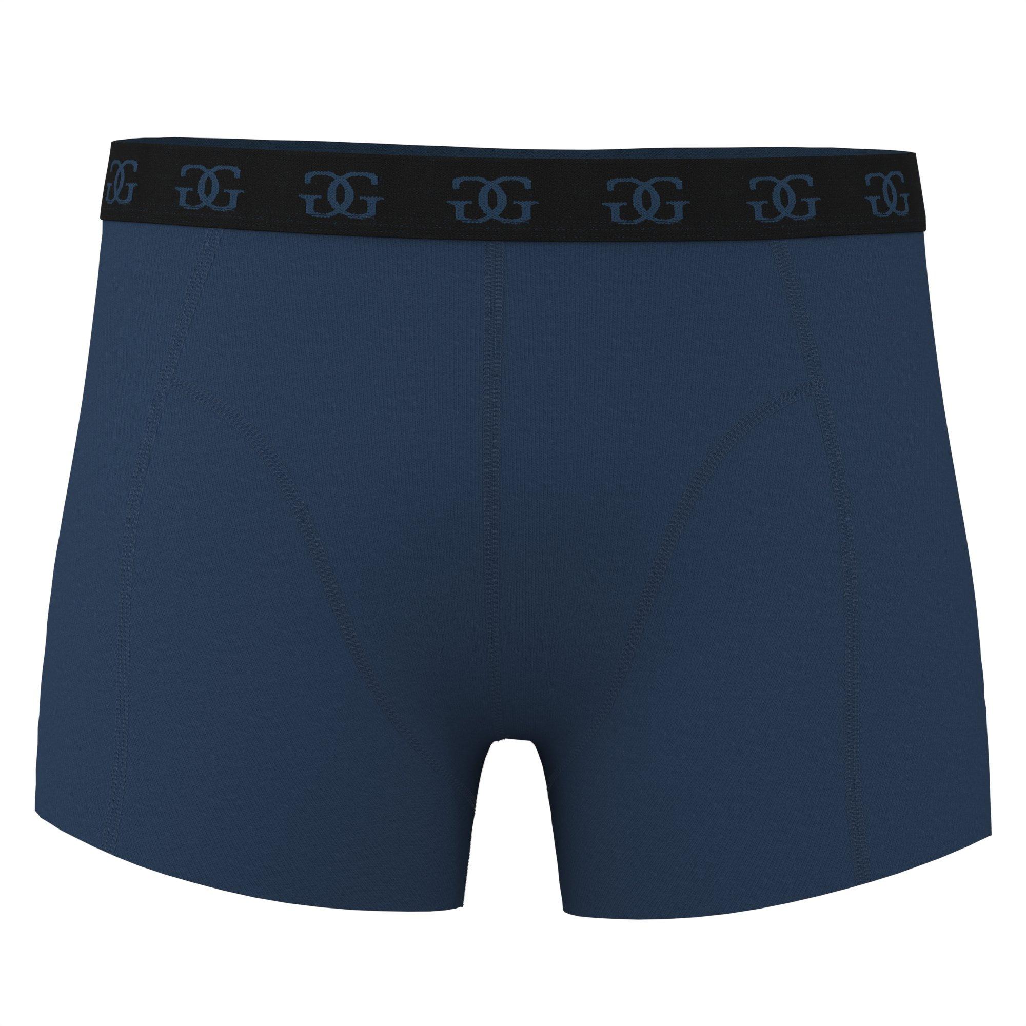 Lys / Sort - Giorgio - Mens Essential 5-Pack Trunks - 5