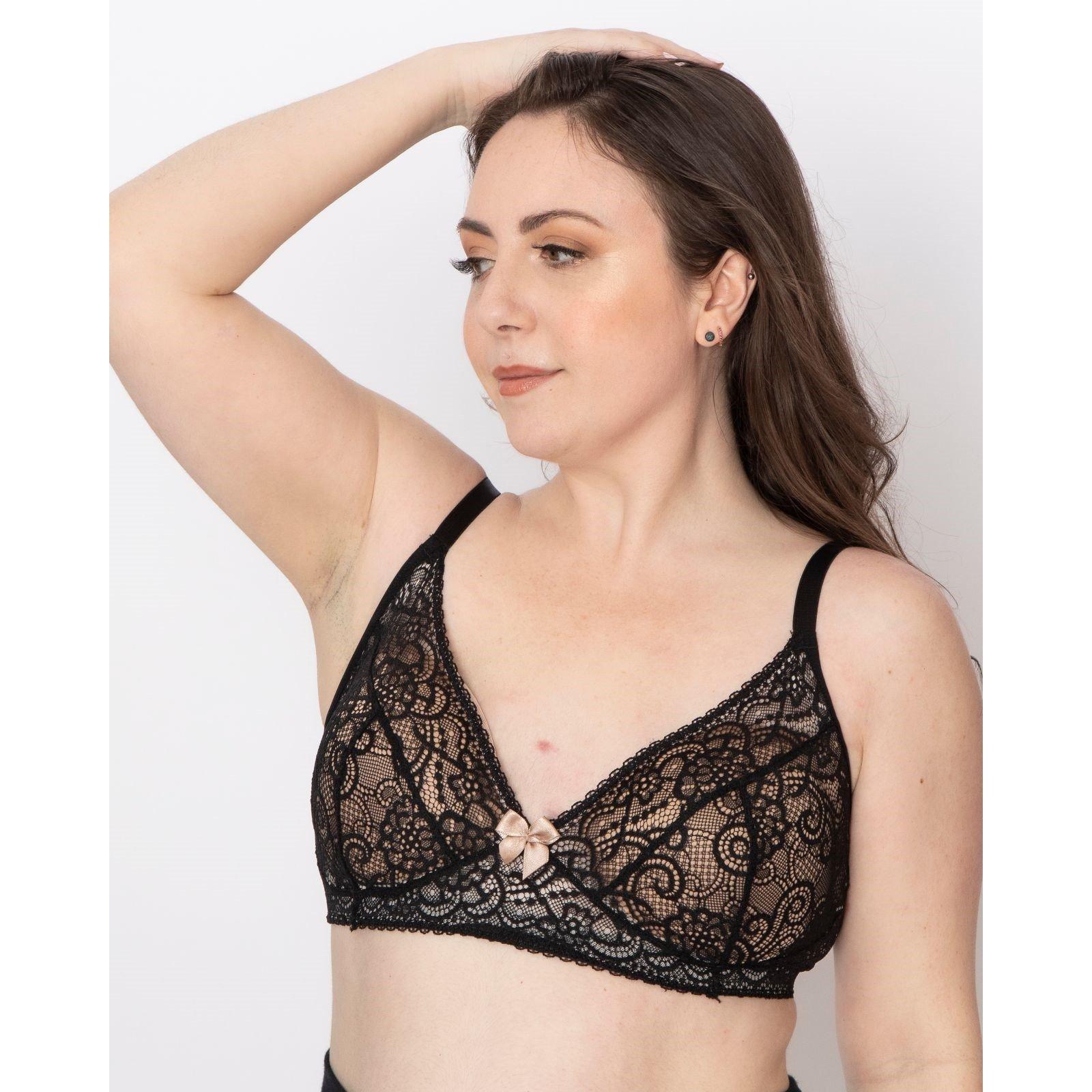 Black - AnaOno - AnaOno Gloria Mastectomy Bra - 3