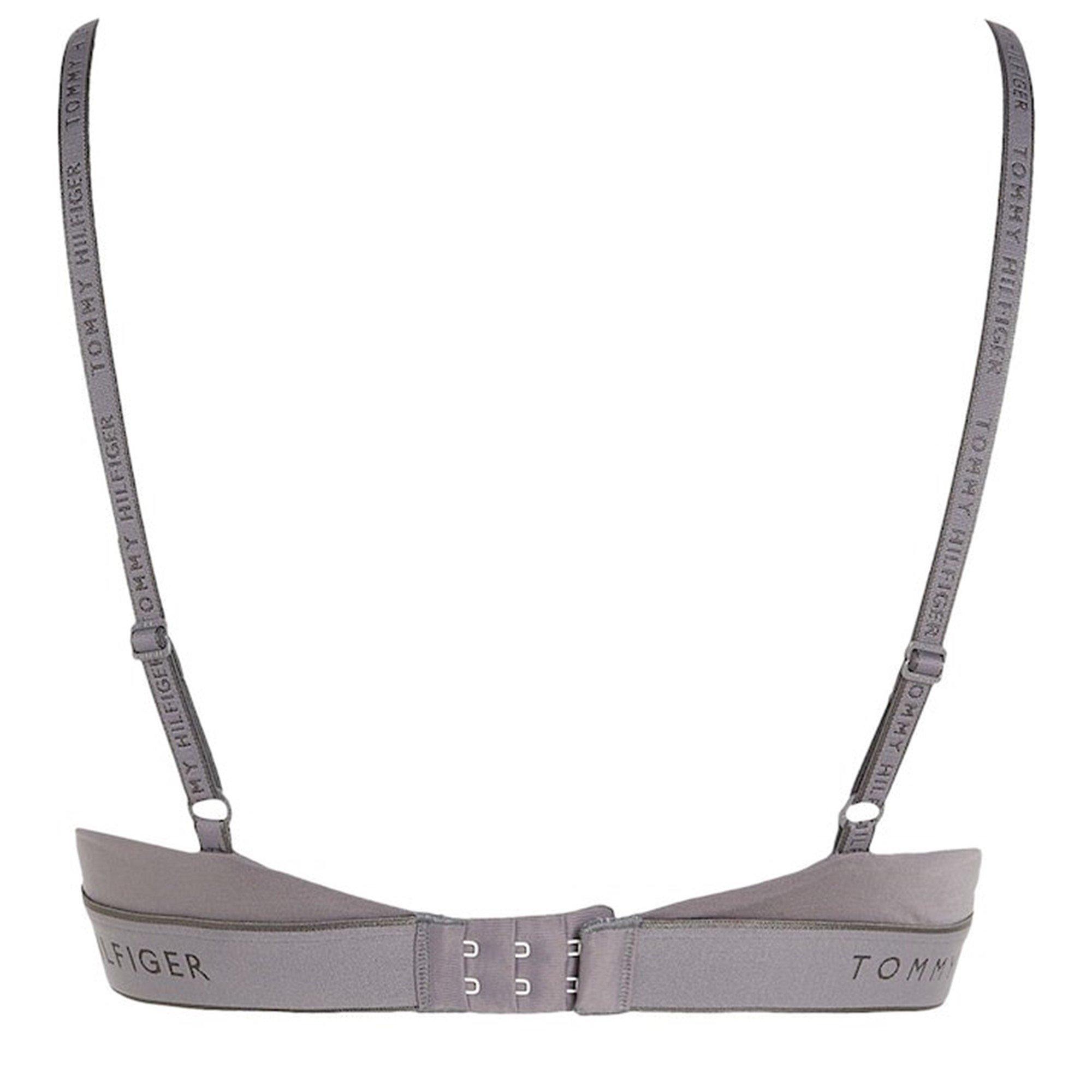 Gris fossile - Tommy Hilfiger - Women's Unlined Triangle Bralette - 5