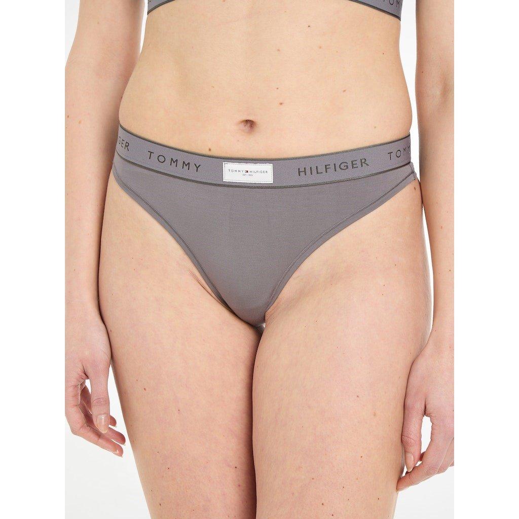 Gris Fósil - Tommy Hilfiger - Women's Thong Briefs - 3