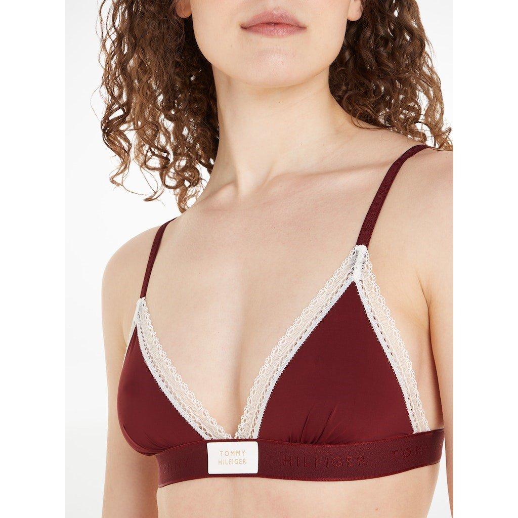 Rosso Profondo - Tommy Hilfiger - Women's Triangle Bralettes - 3