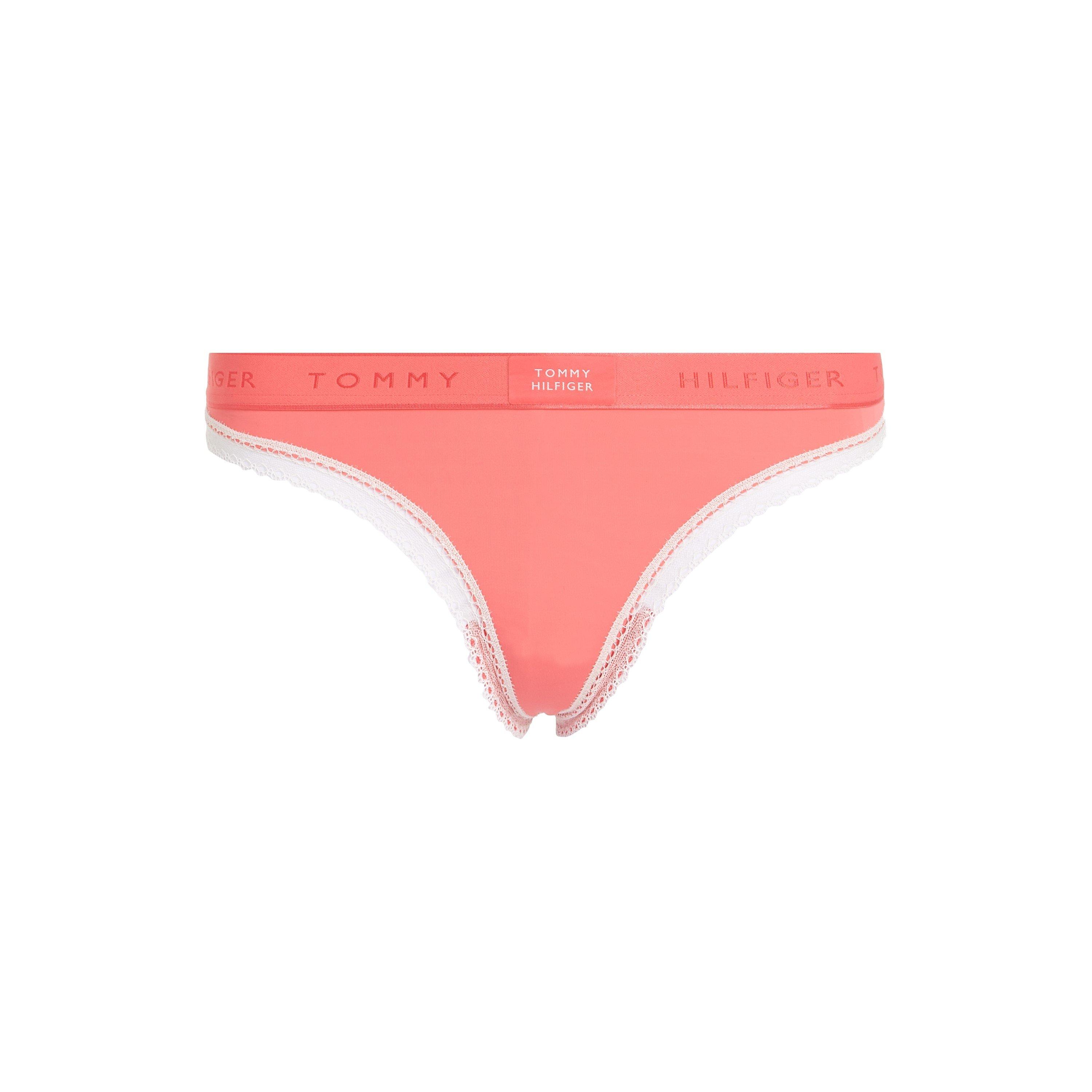 Tommy Hilfiger Women's Thongs - Pink Dawn - 14 (L)