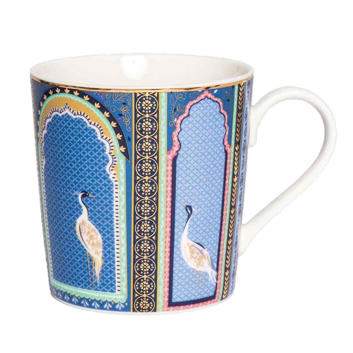 Multi - Sara Miller London - Miller India Set of 4 Mugs Assorted - 3