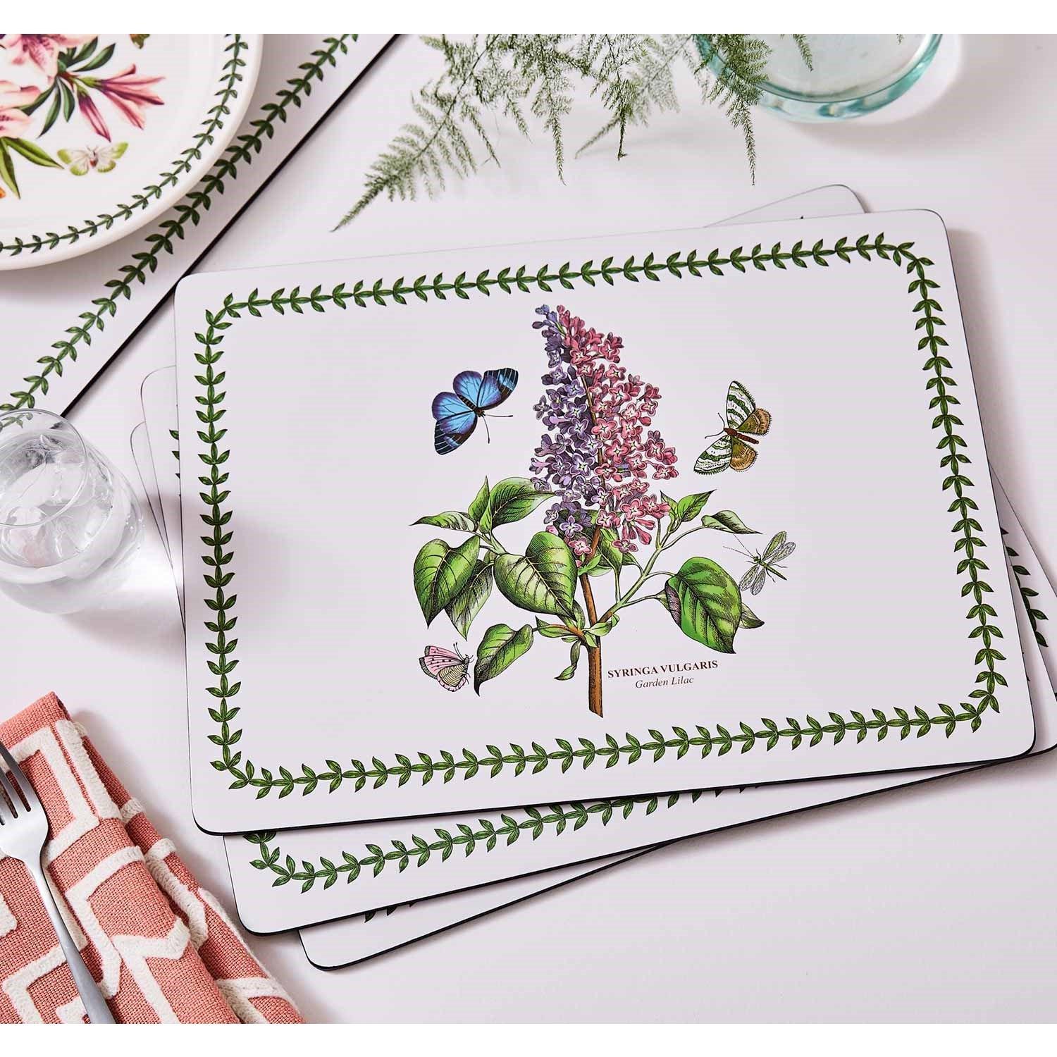 Neutral - Portmeirion Botanic Garden - Botanic Garden Set of 4 Large Placemats - 5