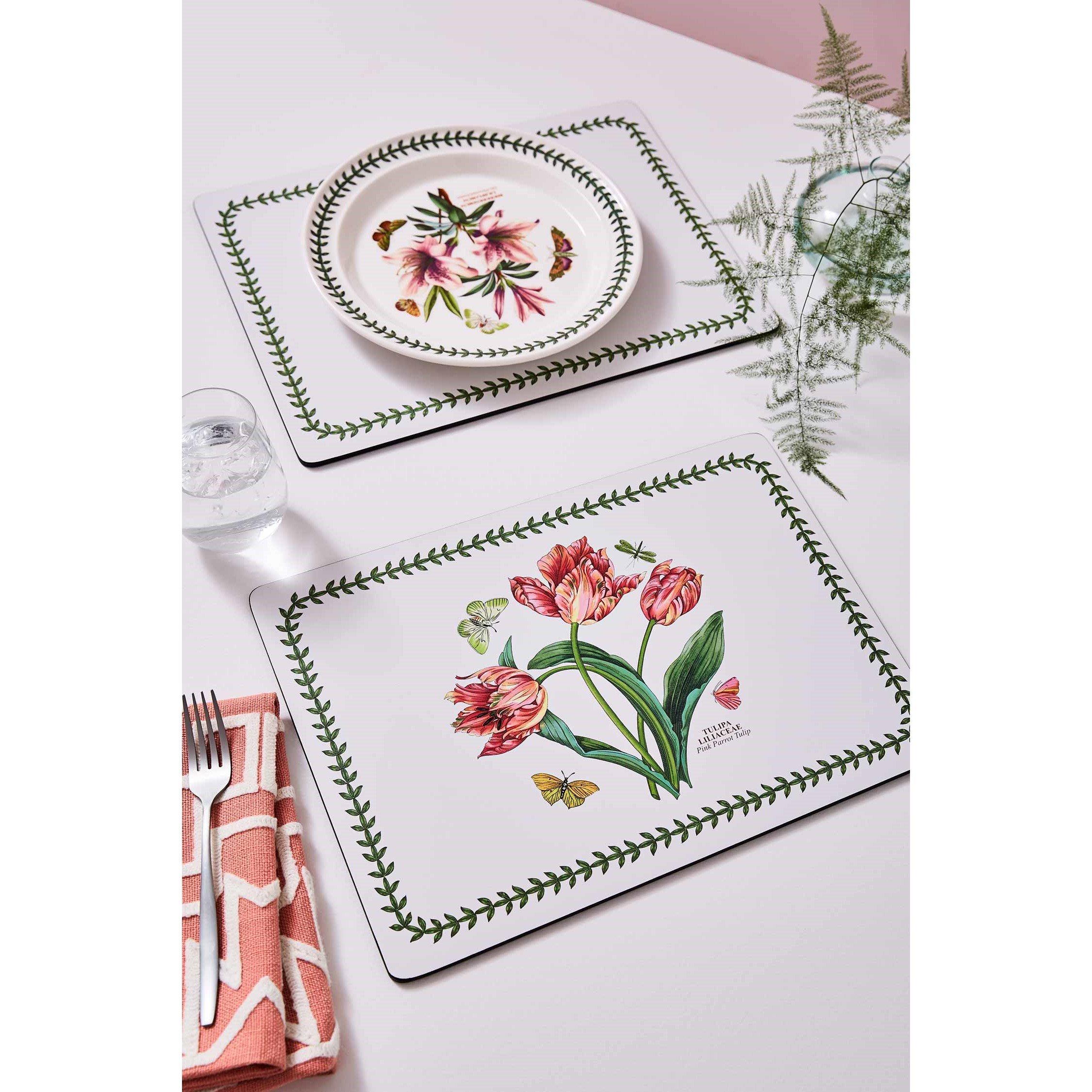 Neutral - Portmeirion Botanic Garden - Botanic Garden Set of 4 Large Placemats - 6