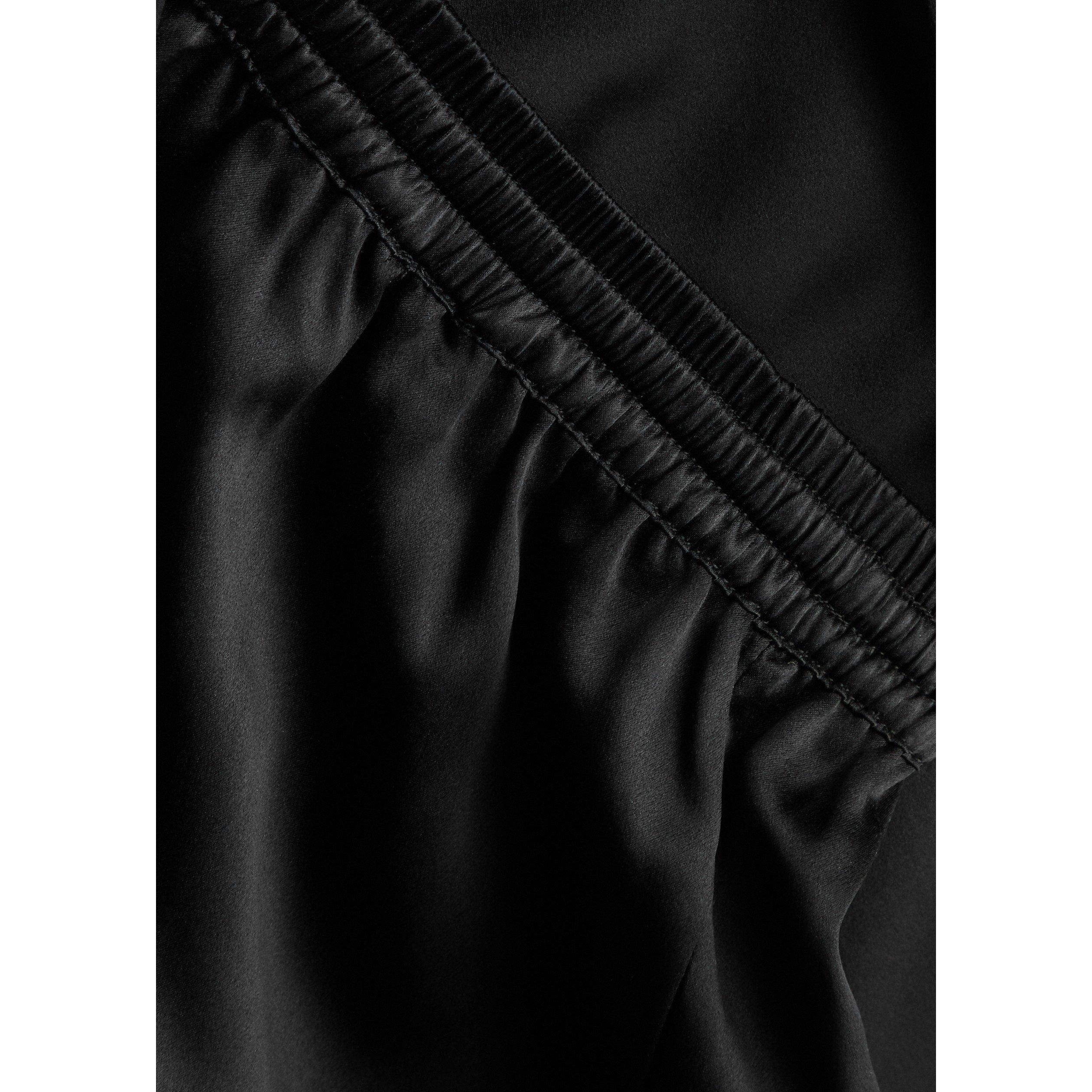 BLACK - Fleur of England - Women's Fleur Du Jour Silk Pyjama Shorts - 4
