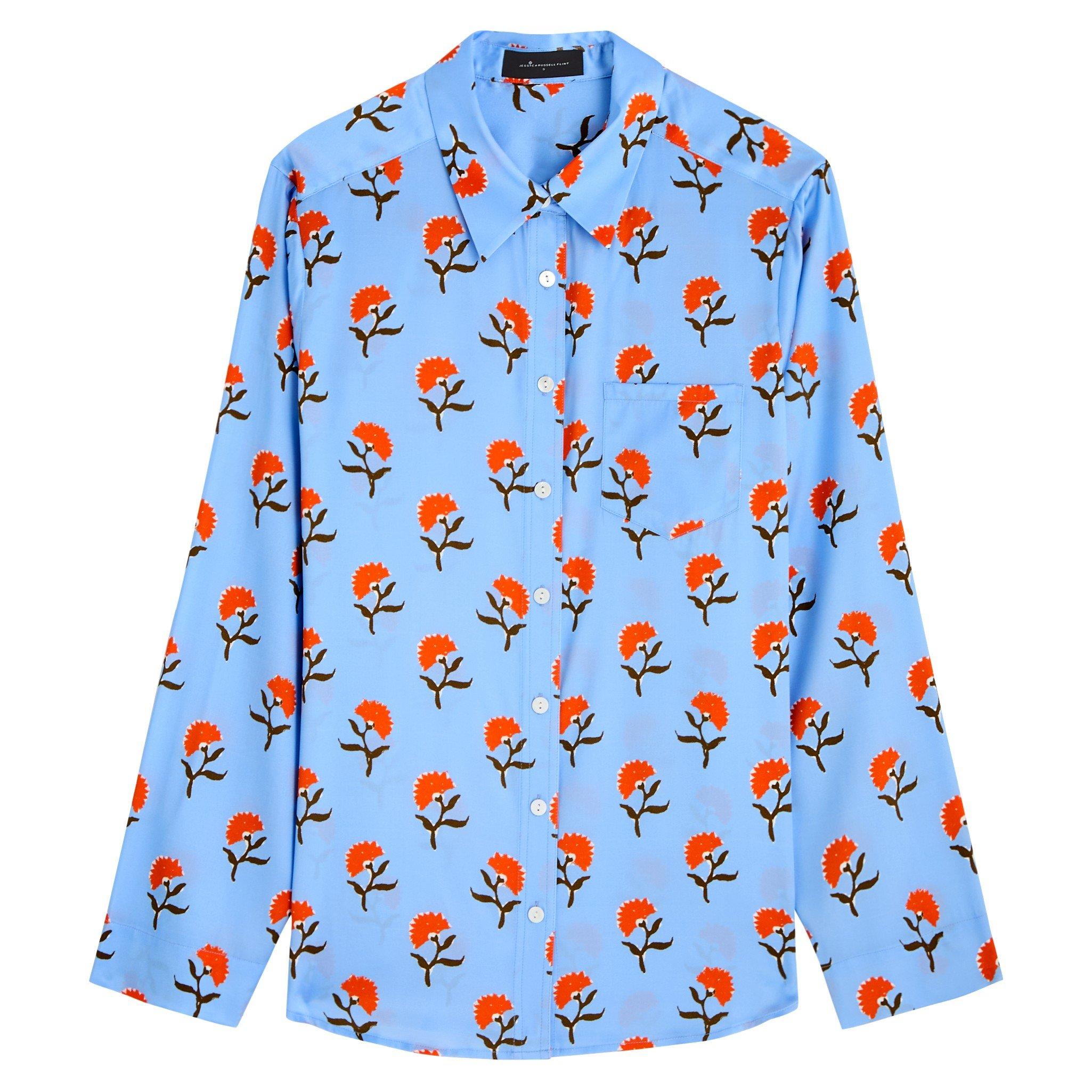 BLUE AND OTHER - Jessica Russell Flint - PJT JUNIPER FLOWER PJ TOP