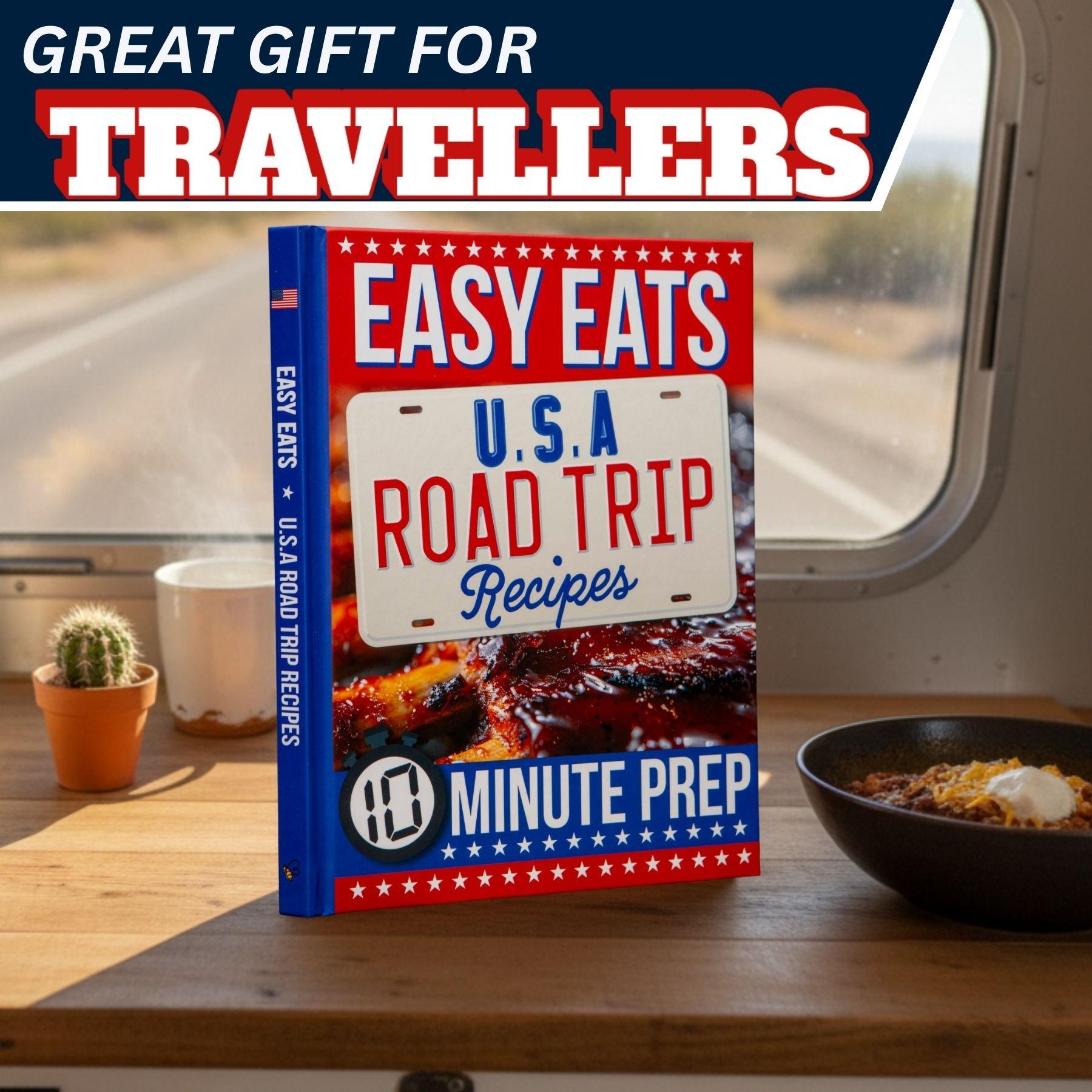 Multi - Boxer Gifts - Easy Eats USA Road Trip Recipes Cookbook - 4