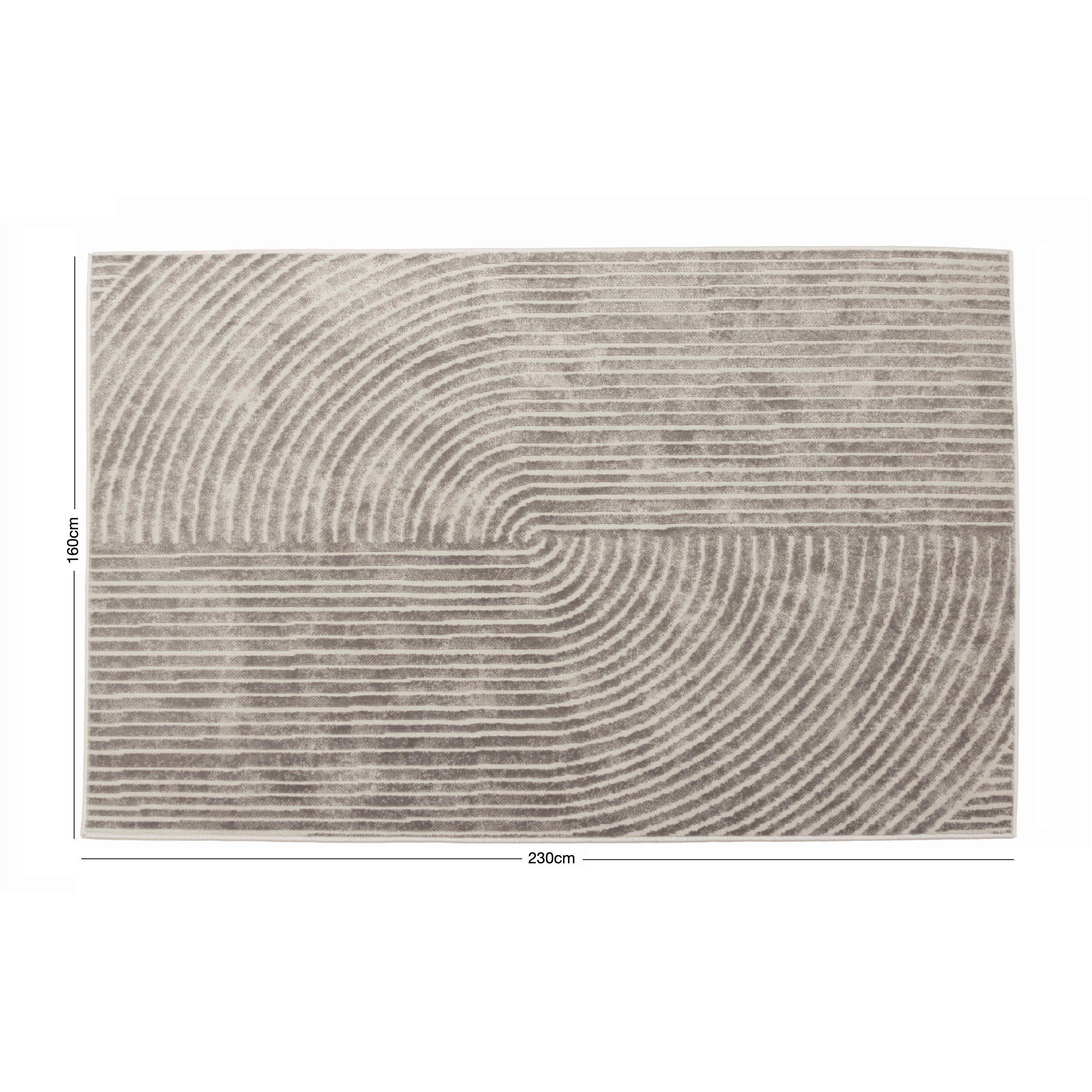 Grey - Arthouse - Muse Zen Grey 160 x 230cm Rug - 5