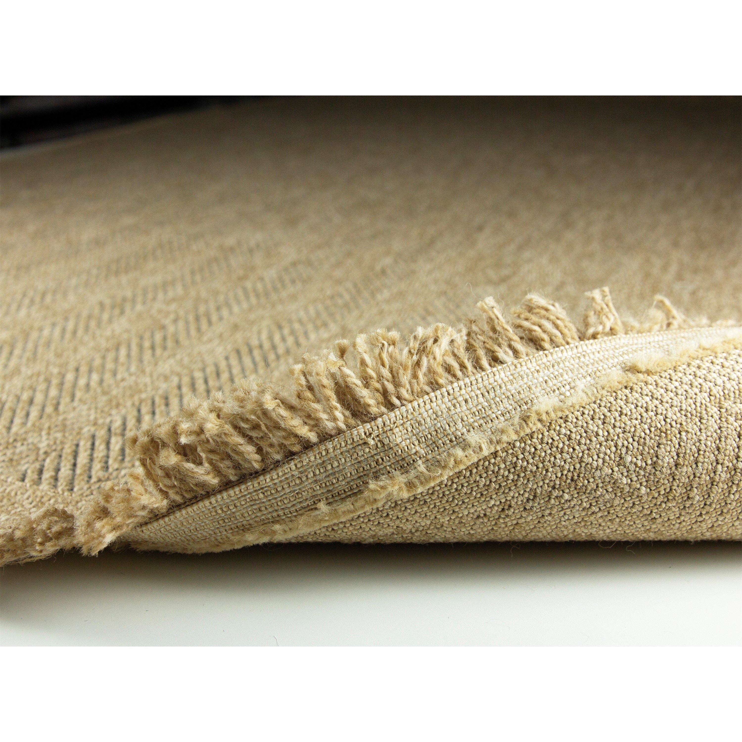 Neutral - Arthouse - Jute Effect Herringbone 120 x 170cm Rug - 4