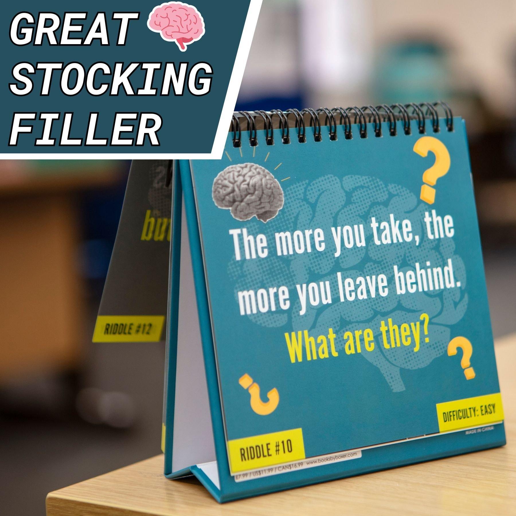 Multi - Boxer Gifts - Riddle a Day Desktop Flipbook: 100 Riddles Puzzle - 2