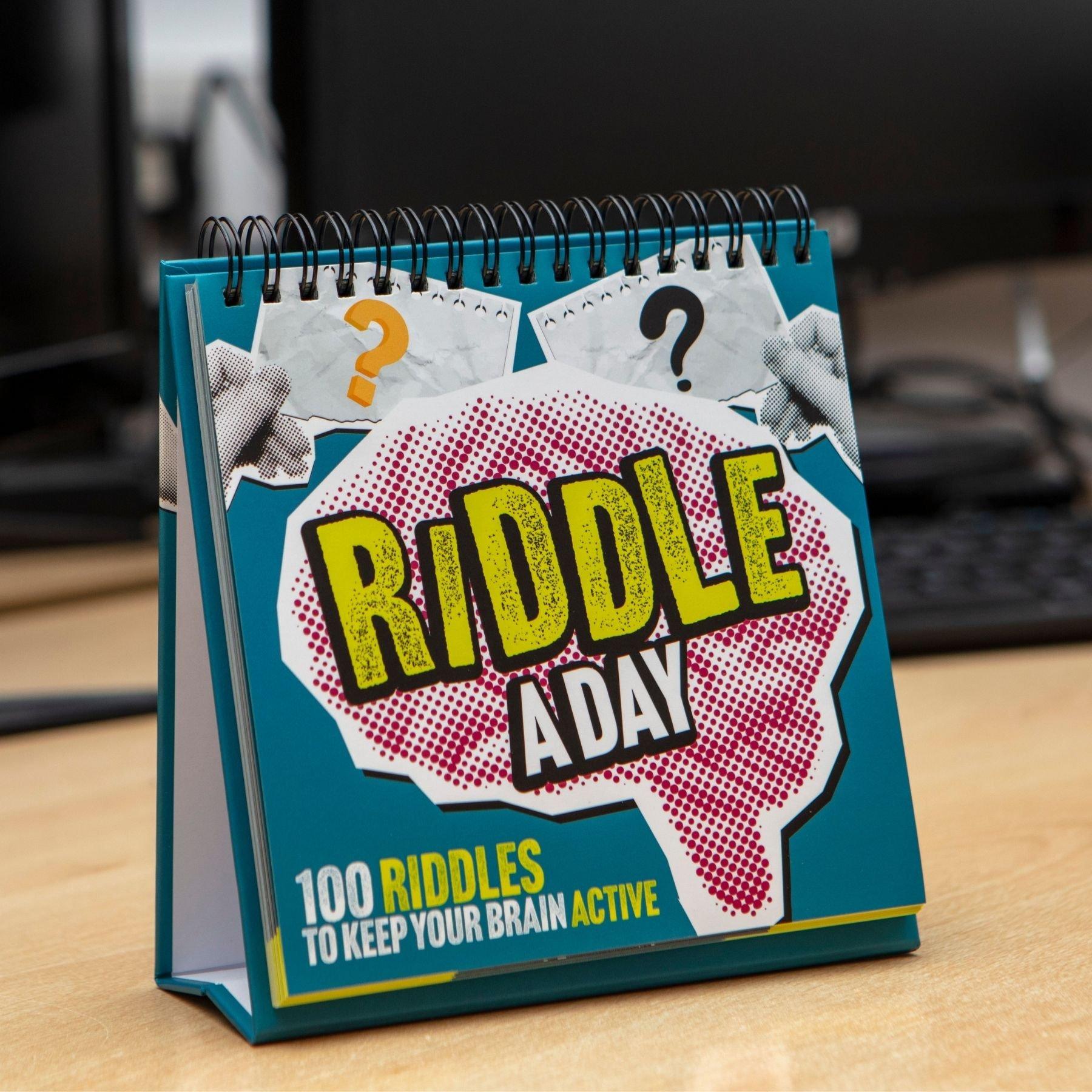 Multi - Boxer Gifts - Riddle a Day Desktop Flipbook: 100 Riddles Puzzle - 4