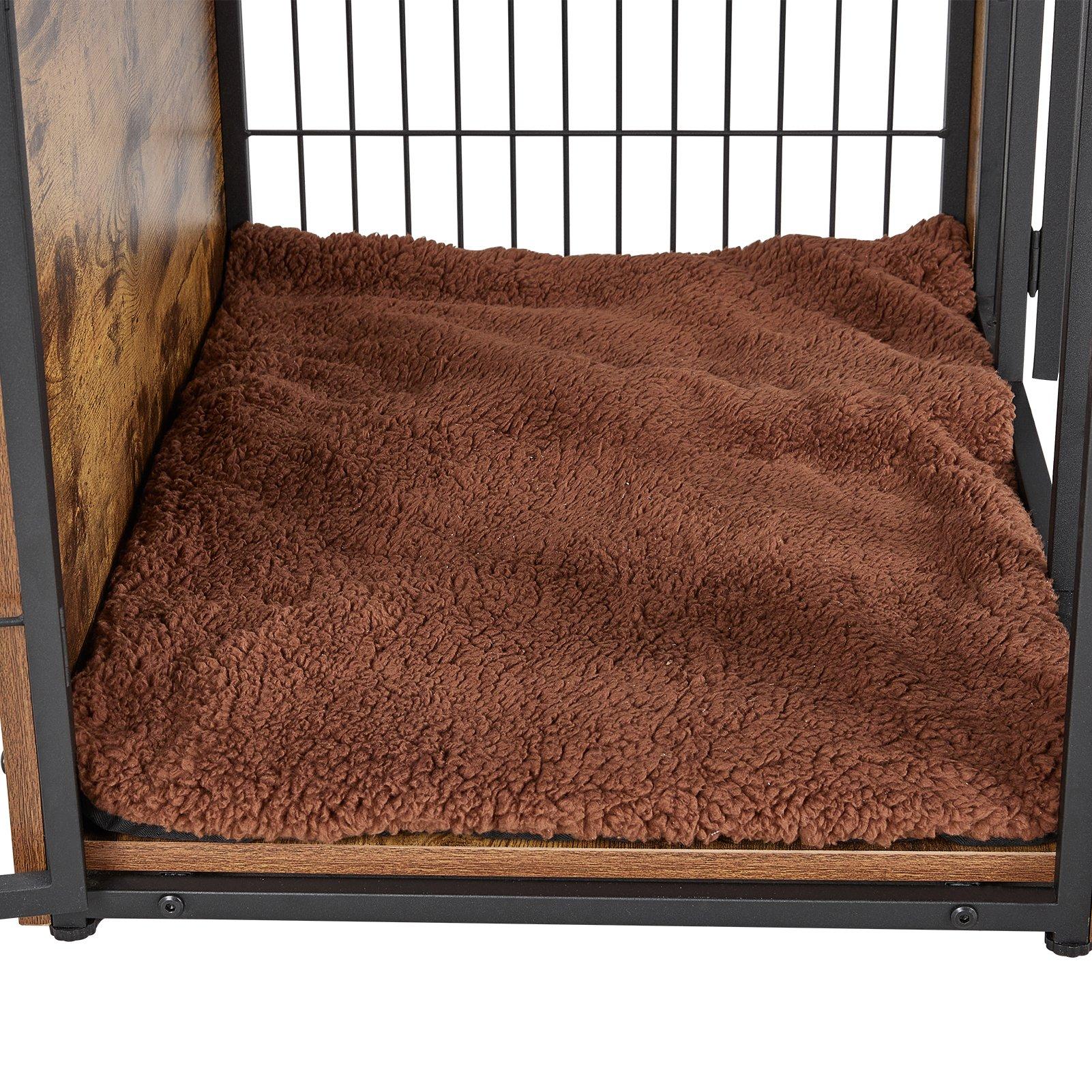 Brown - KIDKID PET - Farmhouse Style Dog Crate - 8