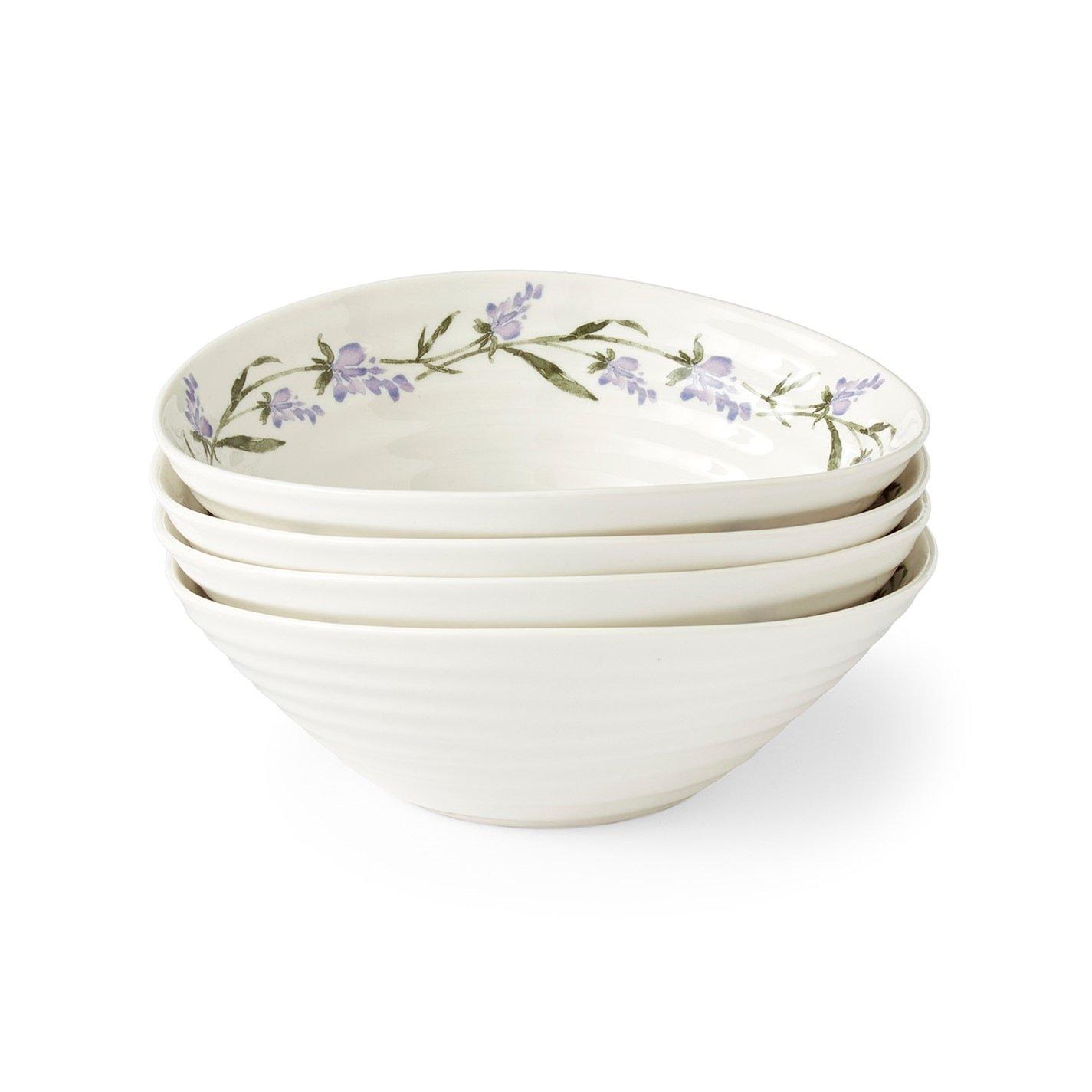 Multi - Portmeirion - Sophie Conran Lavandula Set of 4 Cereal Bowls - 1