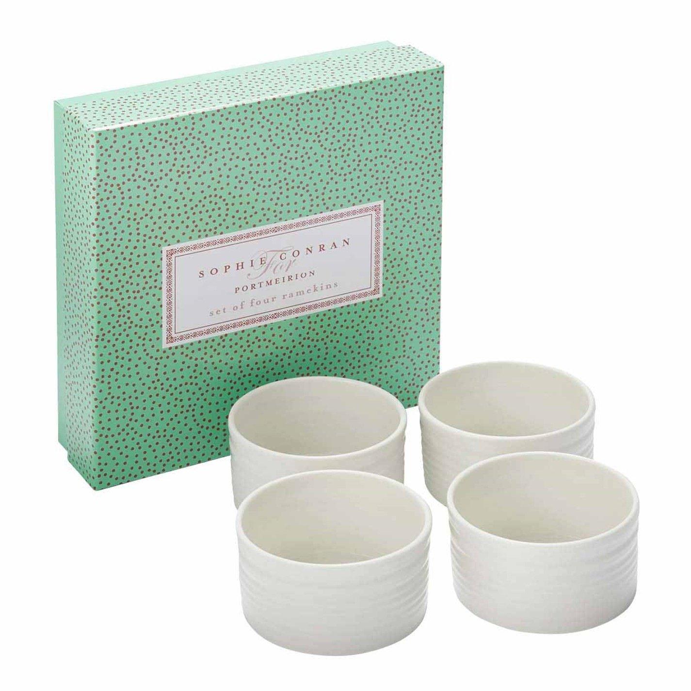 White - Portmeirion - Sophie Conran Set of 4 Small Ramekins White - 1