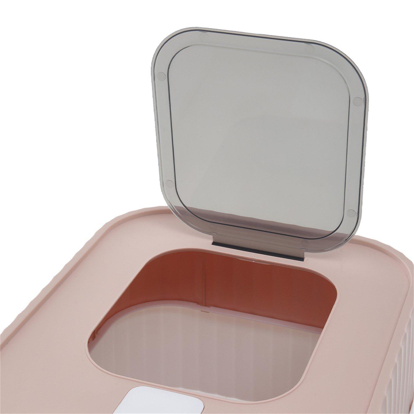 Pink - KIDKID PET - Fully Enclosed Cat Litter Box - 8