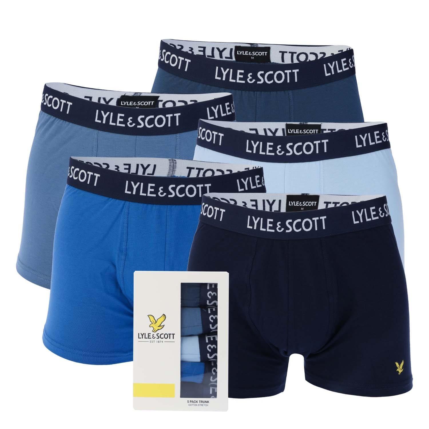 Denim - Lyle and Scott - Miller 5 Pack Boxer Shorts