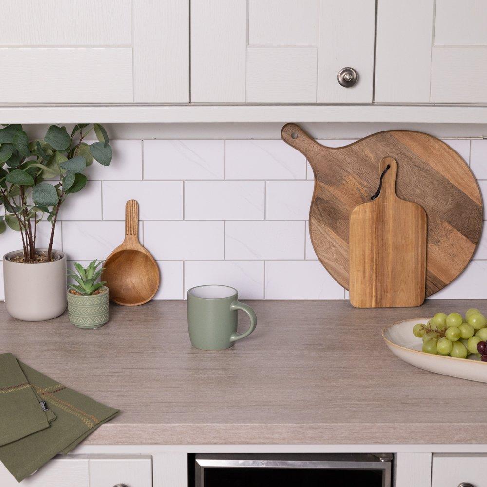 Greige - D C Fix - dc fix Tira Wood Greige Self Adhesive Vinyl Pack 3 - 2