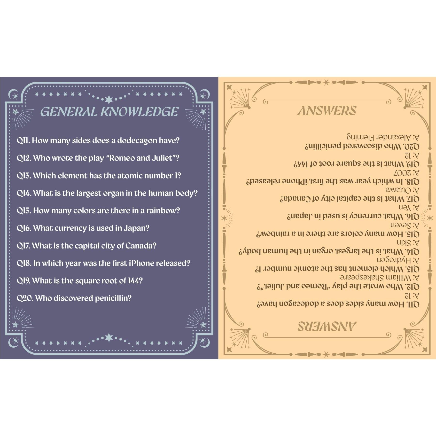 Multi - Boxer Gifts - Become The Ultimate Pub Quizard: The Pub Quiz Gift - 4