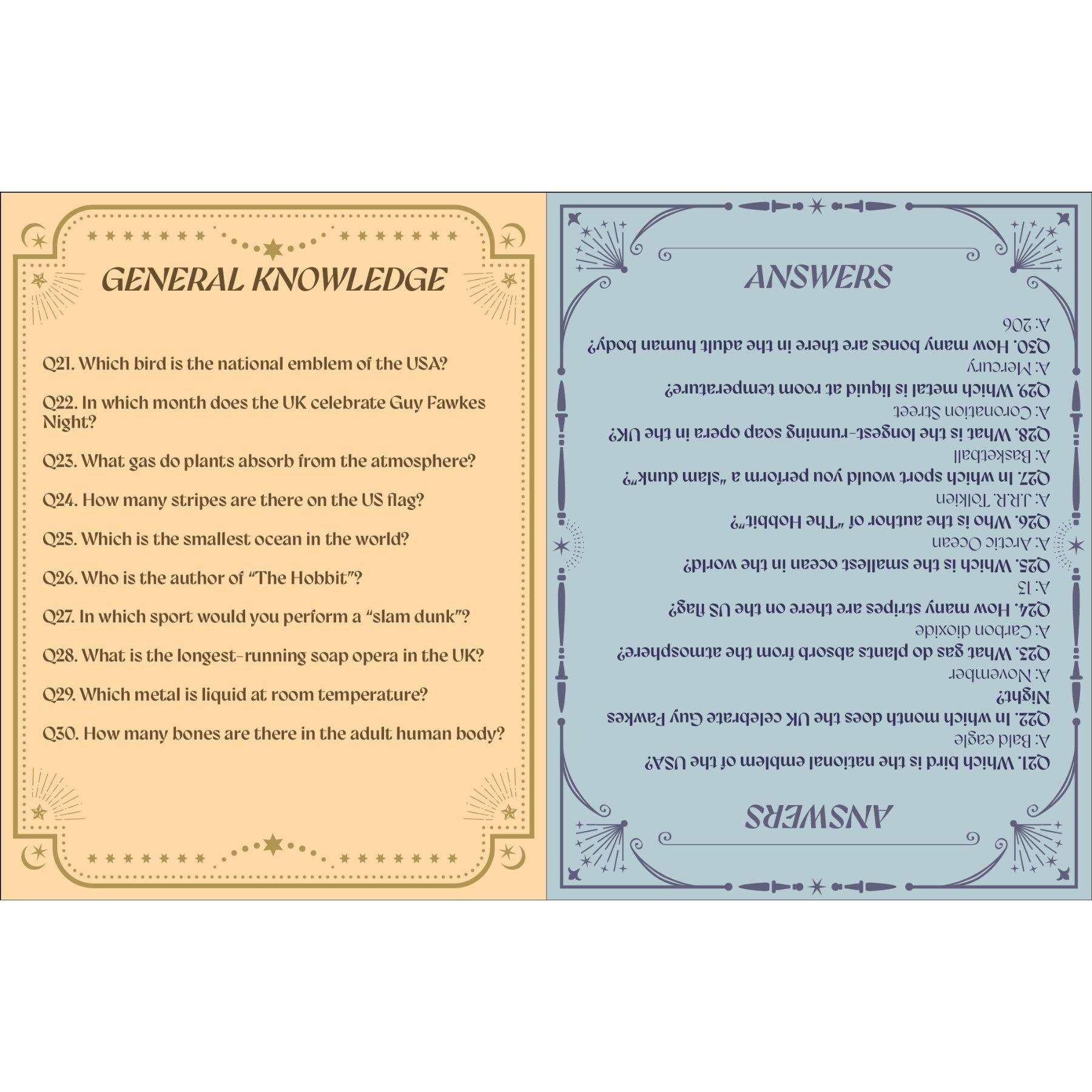 Multi - Boxer Gifts - Become The Ultimate Pub Quizard: The Pub Quiz Gift - 5