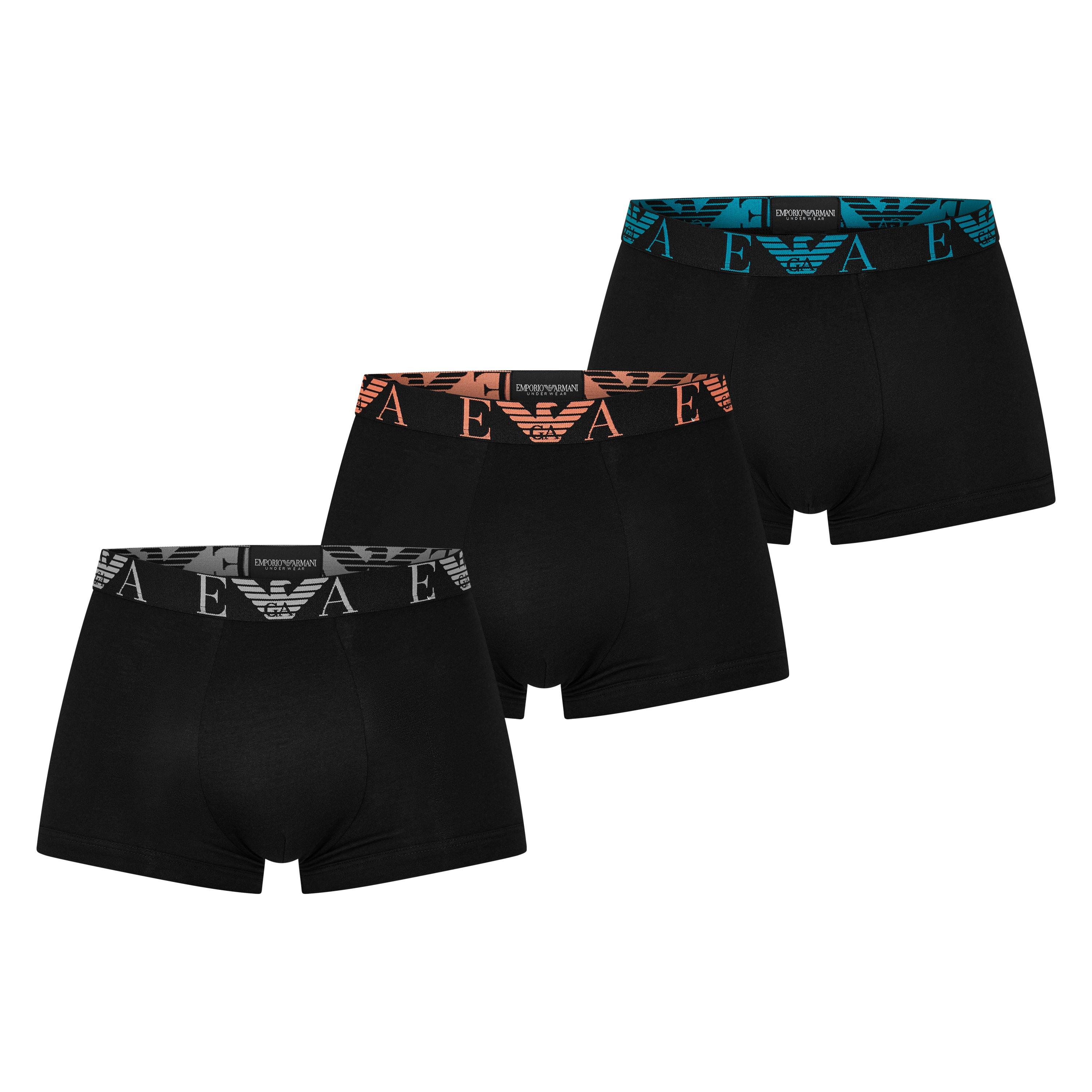 MULTICOLOURED - Emporio Armani - EA 3 PACK BOLD MONOGRAM T - 1