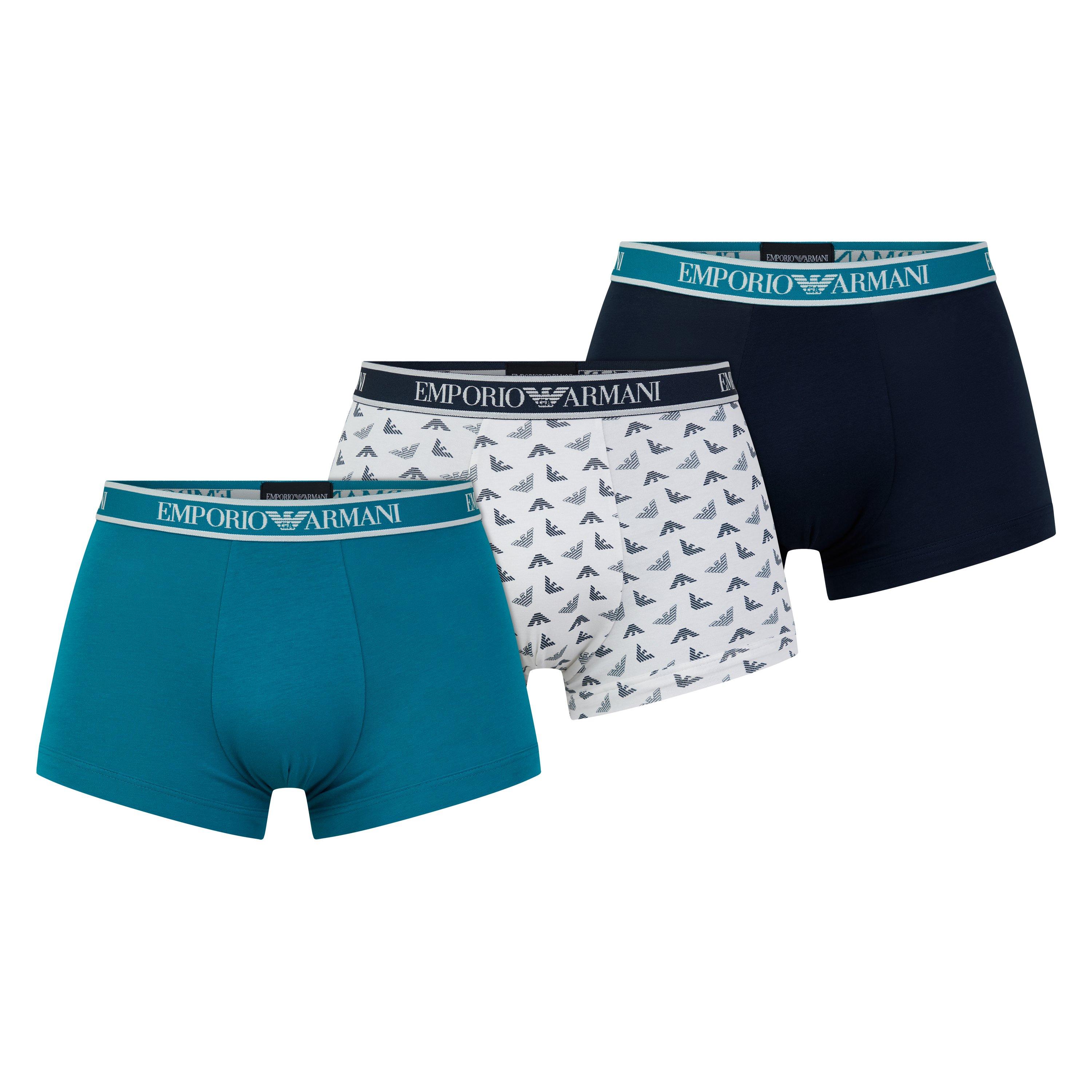 BLUE AND OTHER - Emporio Armani - EA 3 CORE LOGO BAND TRUNK - 1