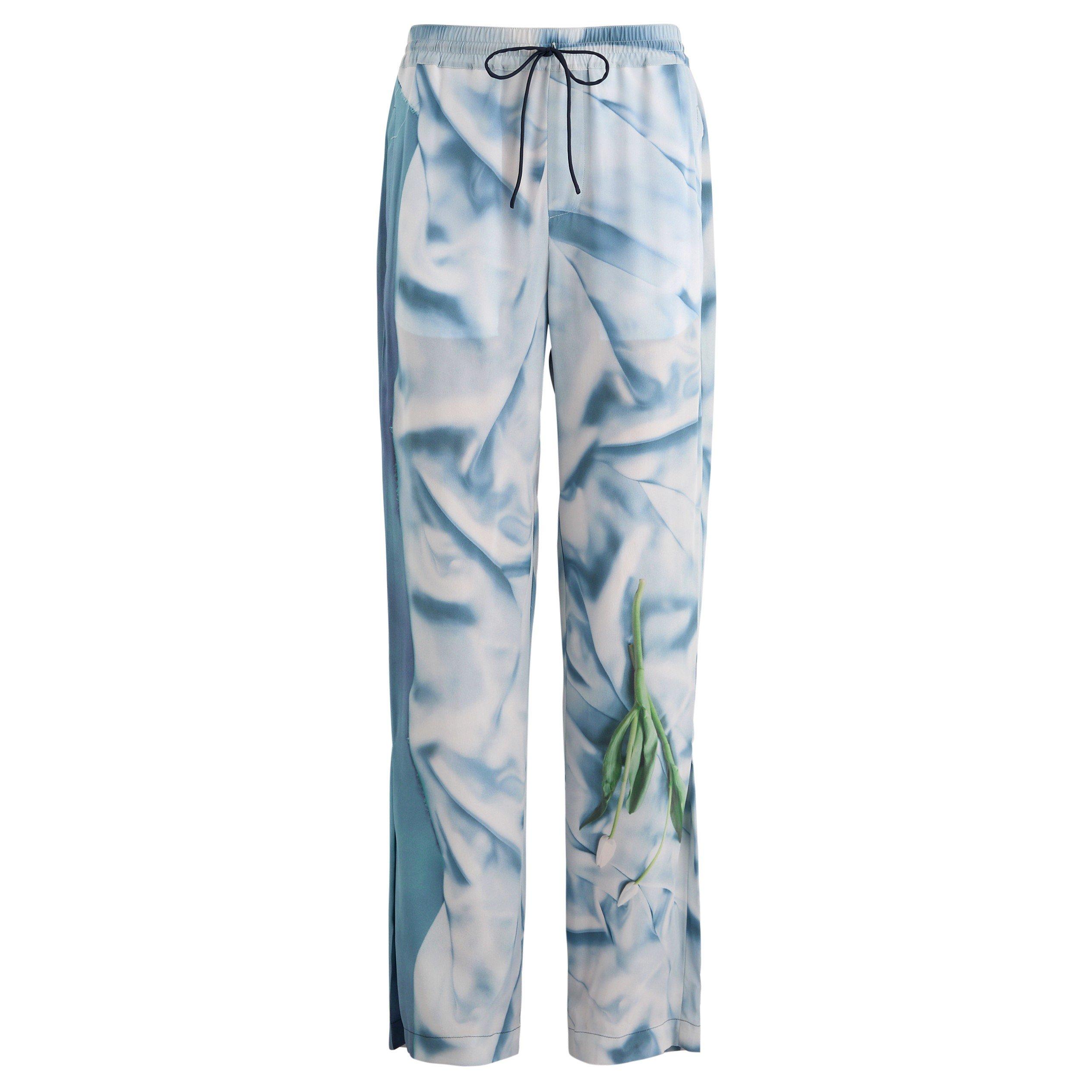 BLUE AND OTHER - Victoria Beckham - PLEAT DETAIL PYJAMA TROUSER