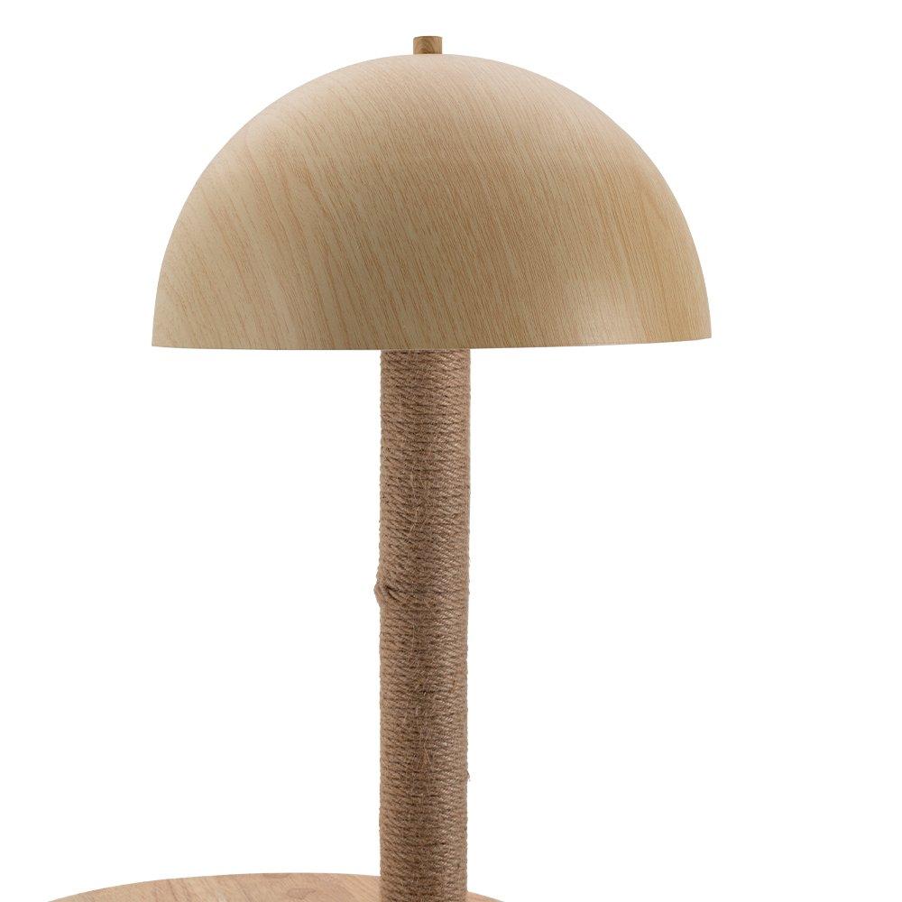 Brown - KIDKID PET - 2-in-1 Cat Climbing Frame Floor Lamp - 5