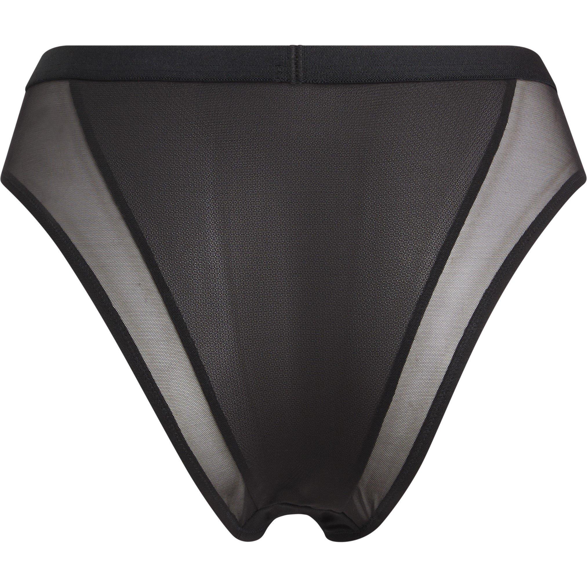 Nero - Calvin Klein - Mesh High Leg Tanga Brief - 3