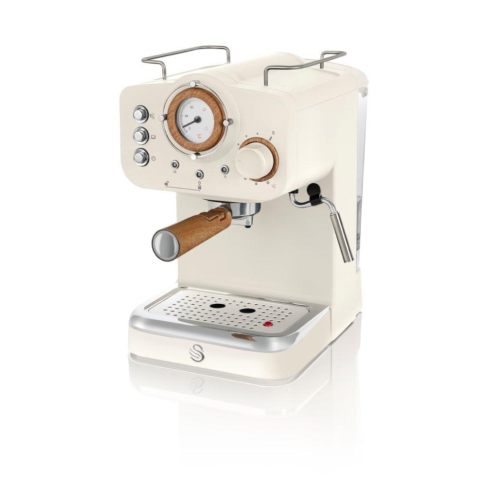 Swan  Nordic Espresso Coffee Machine - White - Medium