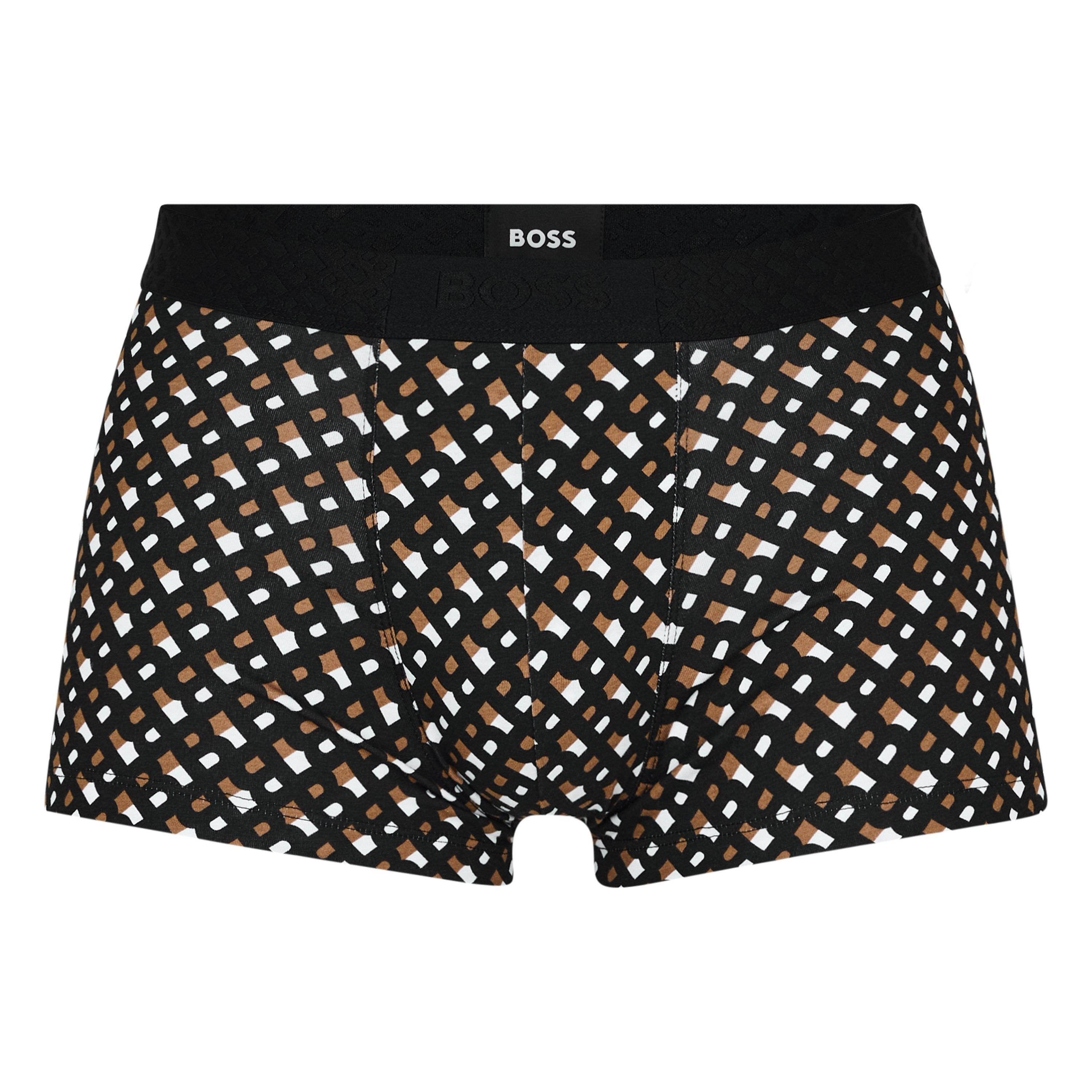 MonogramMlti991 - Boss - Men's Soft Fabric Logo Detail Trunks - 1