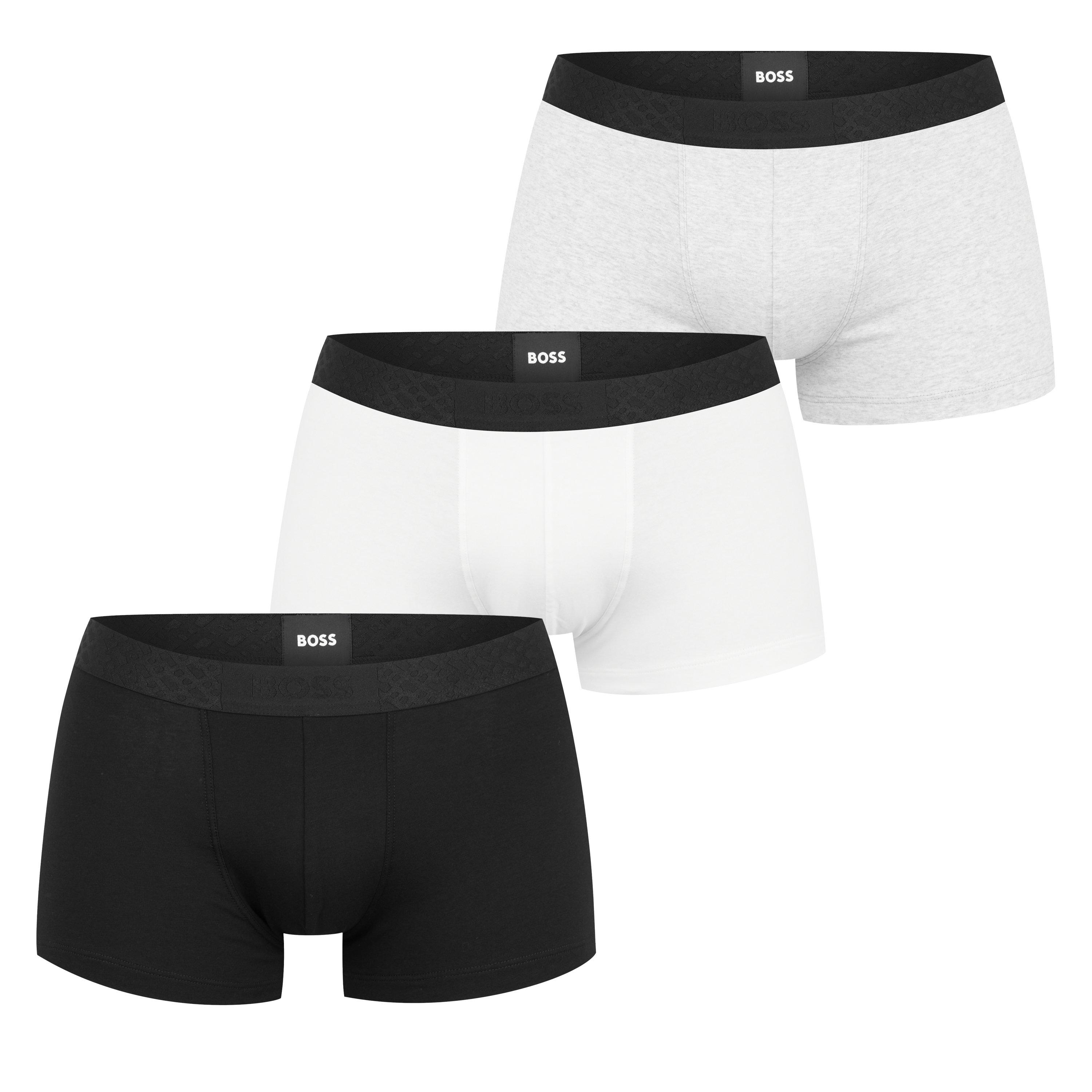 Boss Men's Boxers - Blk/Wht/Gry996 - 2X Large