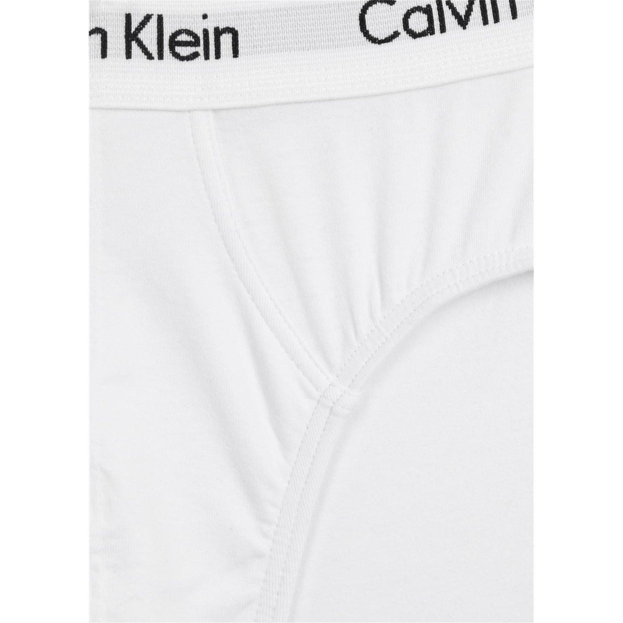WHITE - Calvin Klein - 3 PK COTTON STRETCH HIP BRIEF - 4