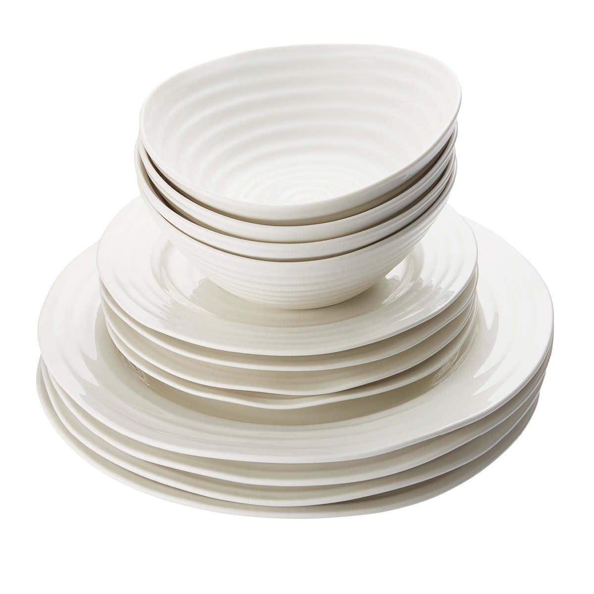 White - Portmeirion - Sophie Conran 12 Piece Dinner Set White - 2