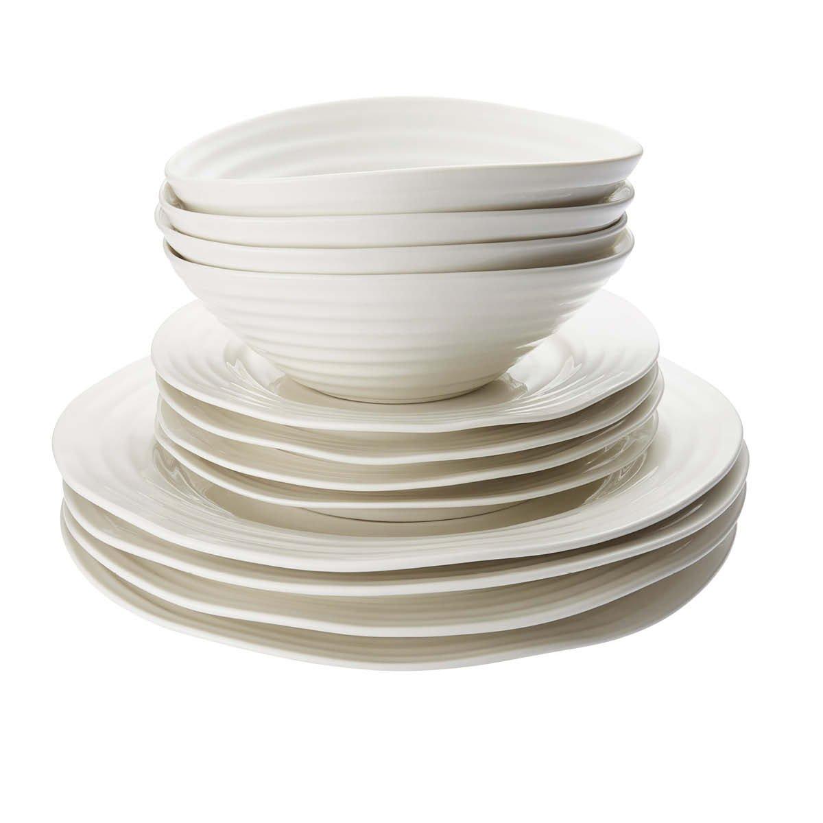 White - Portmeirion - Sophie Conran 12 Piece Dinner Set White - 3