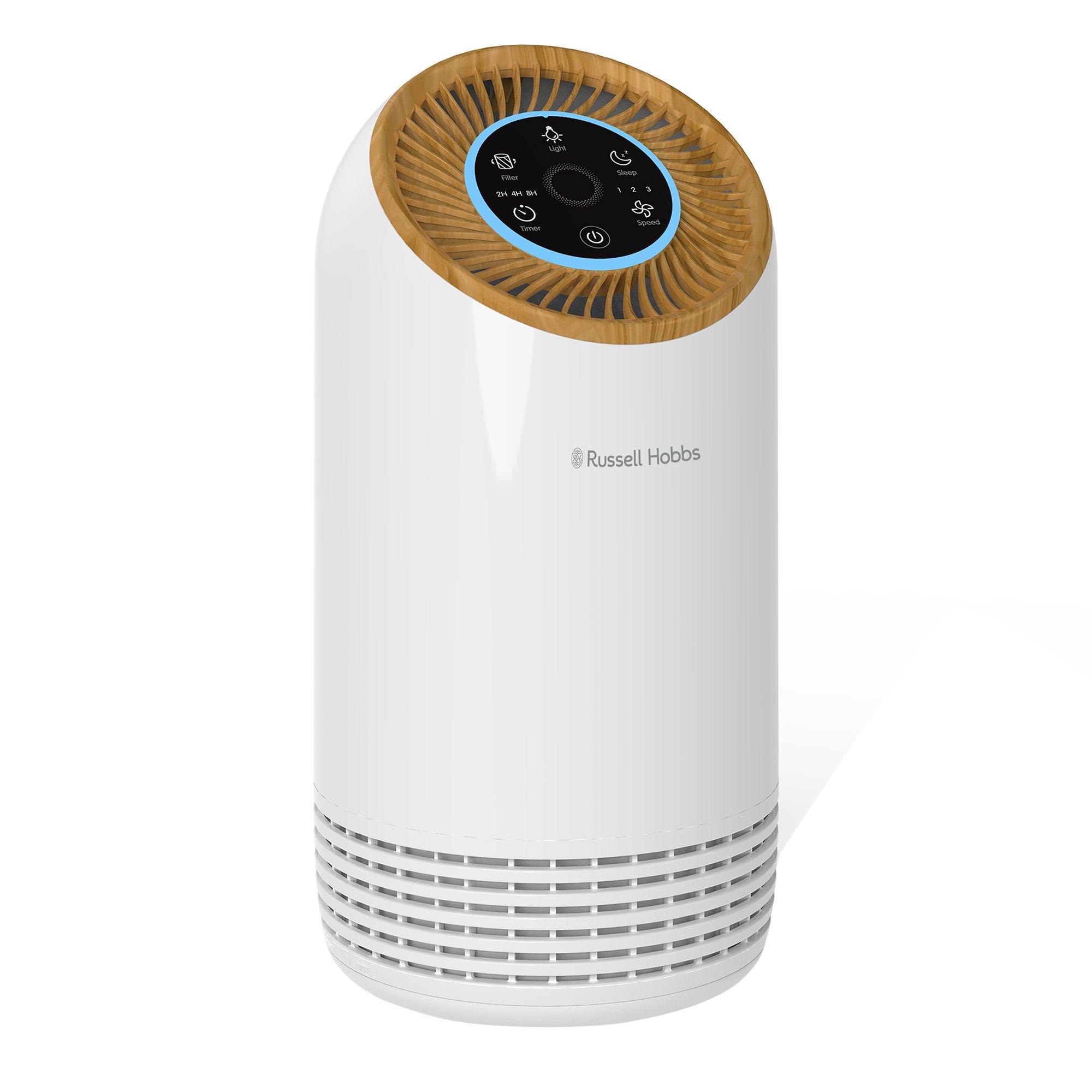 Wood Effect And - Russell Hobbs - RHAP1031WDW Clean Air Compact 2 Air Purifier - 7