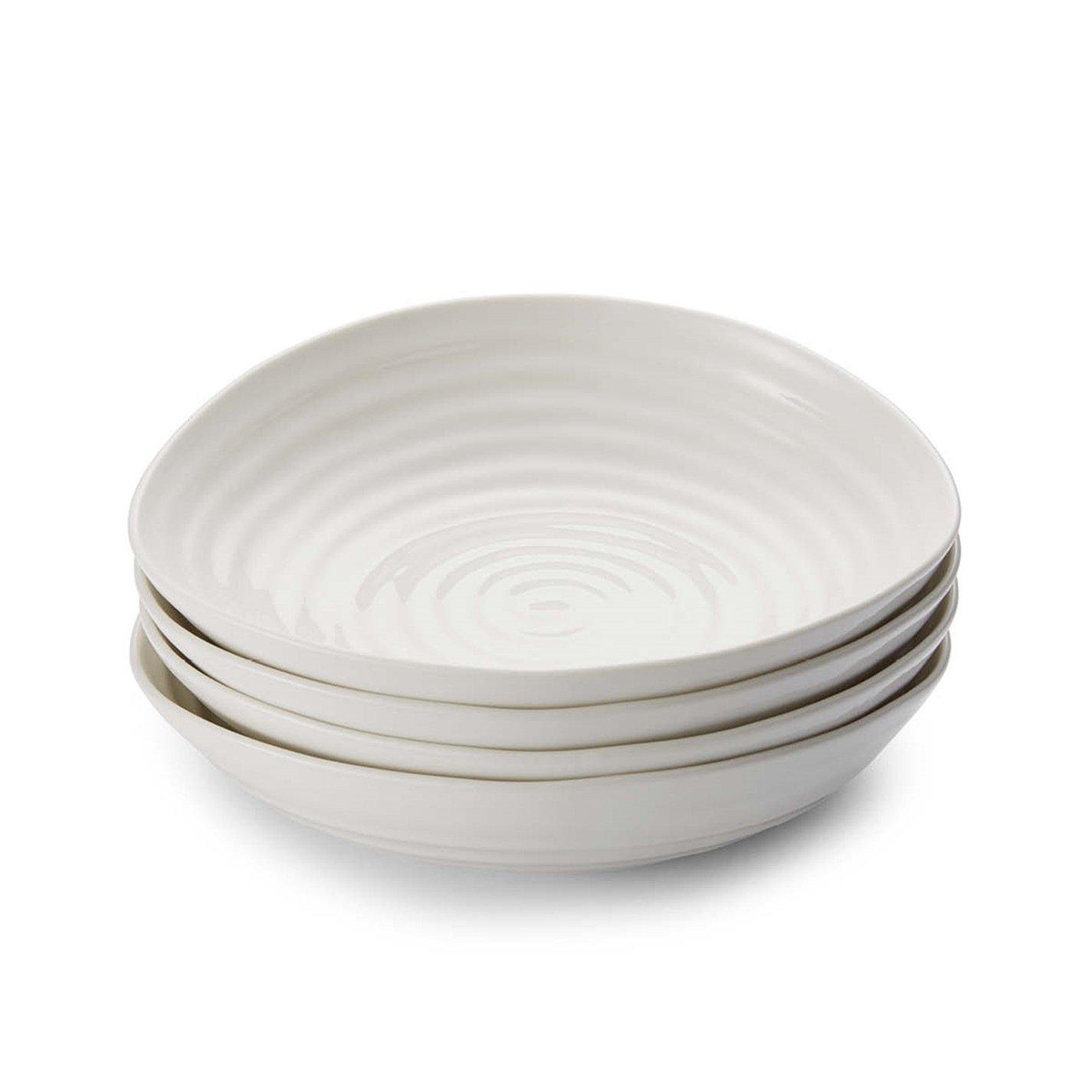 Portmeirion  Sophie Conran Set Of 4 Pasta Bowls White