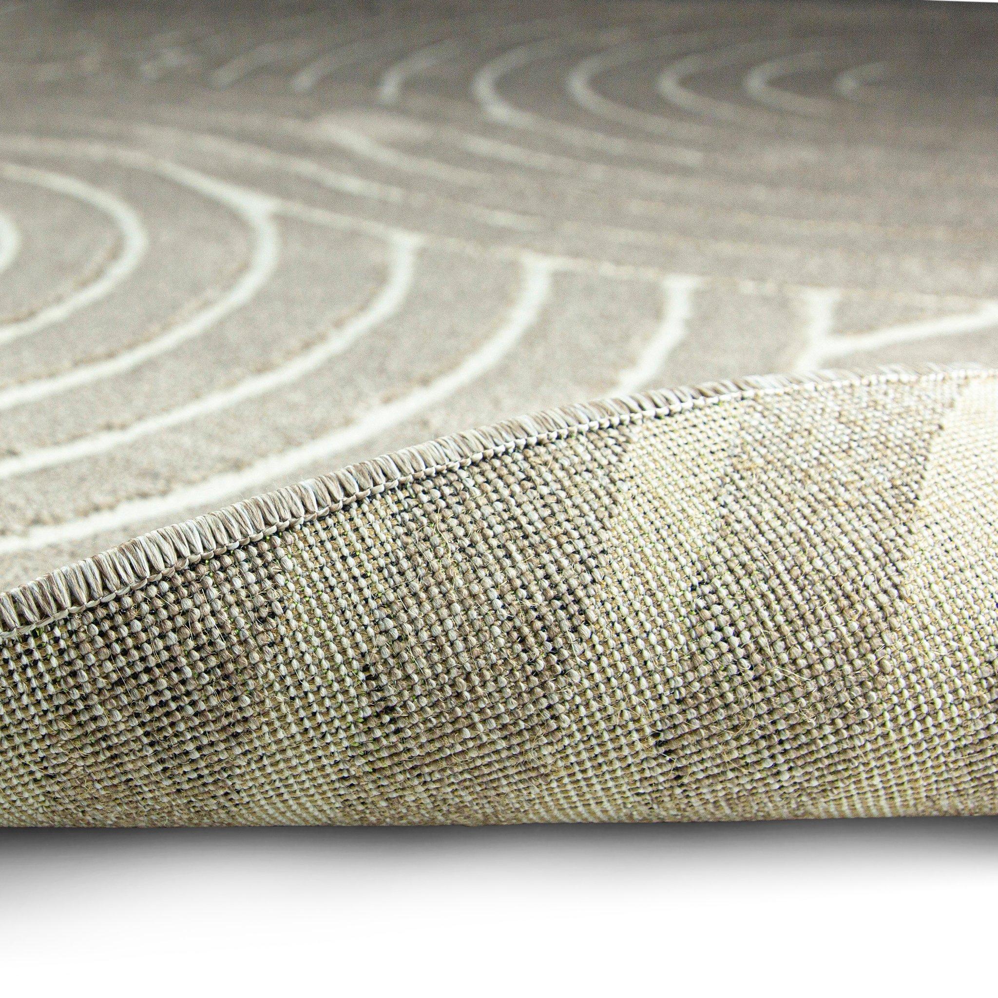 Neutral - Arthouse - Rhythm Sculpt Natural 120 x 170cm Rug - 4