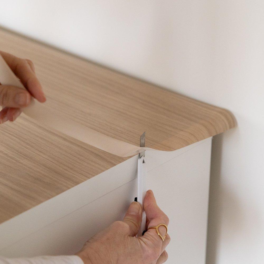 Beige - D C Fix - dc fix Tropea Oak Self Adhesive Vinyl Pack 3 - 3