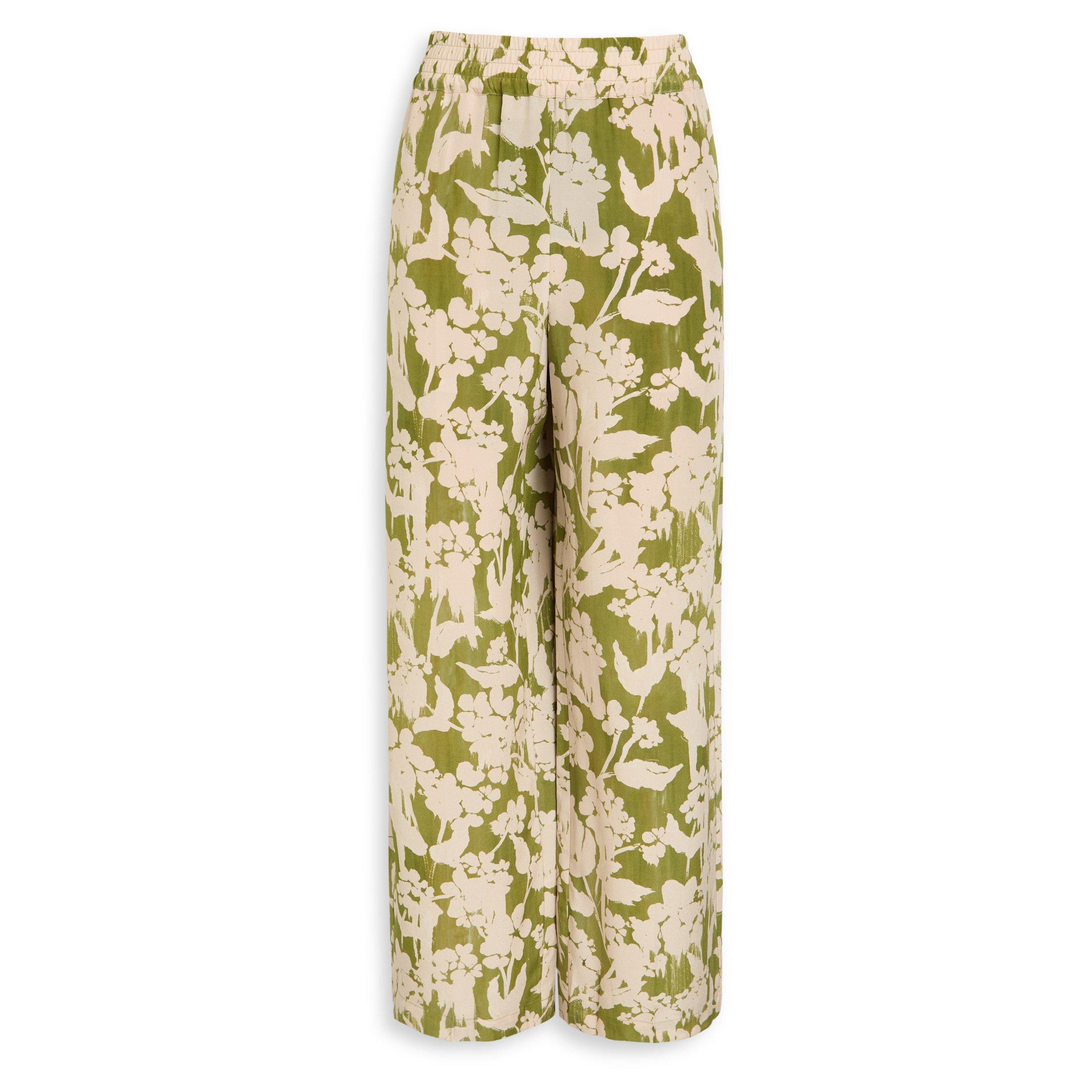 GREEN AND OTHER - Victoria Beckham - TR FLORAL PJ TRS