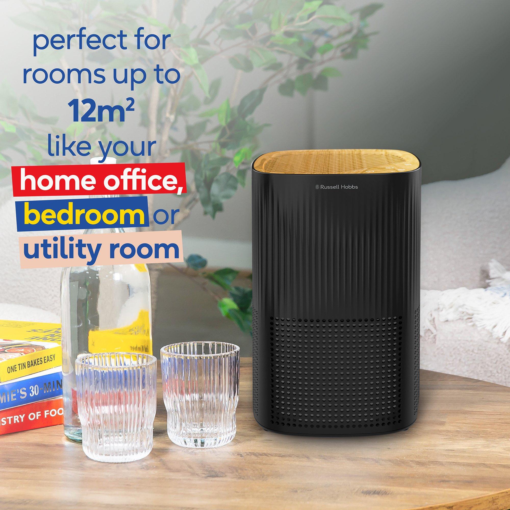 Wood Effect And - Russell Hobbs - RHAP1032WDB Clean Air Mini Aroma Air Purifier - 4