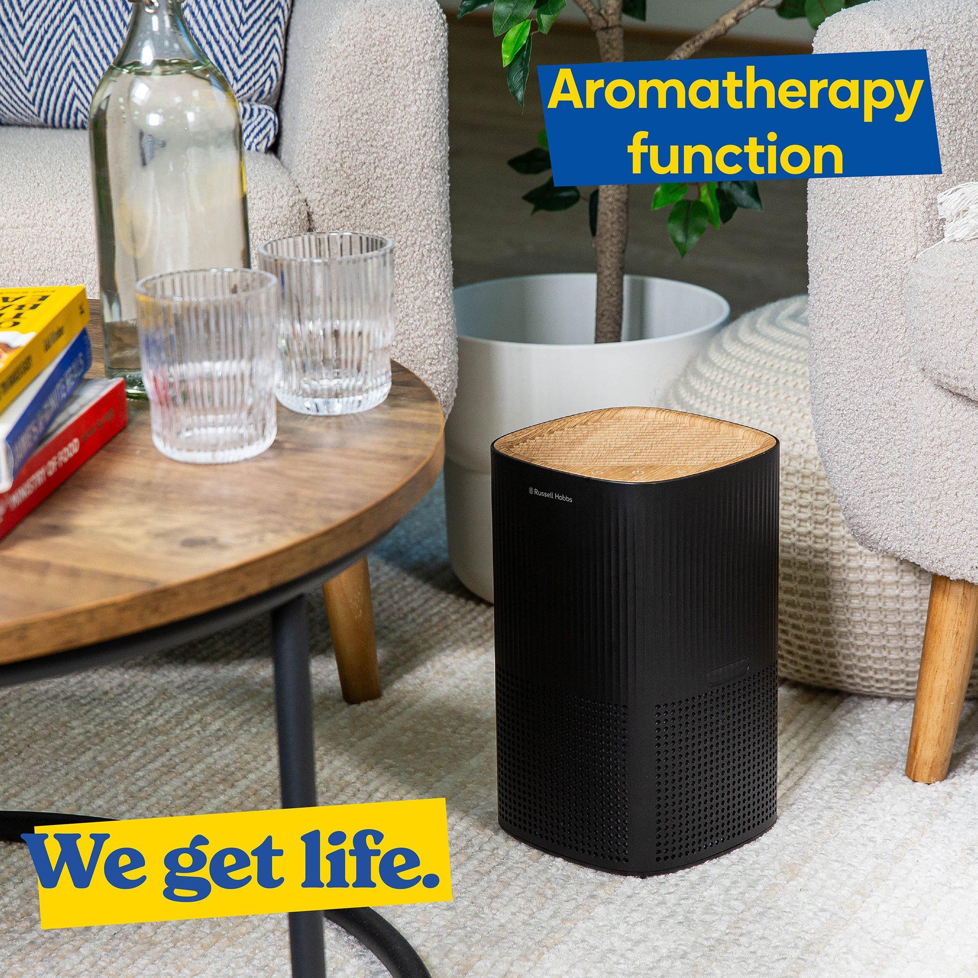 Wood Effect And - Russell Hobbs - RHAP1032WDB Clean Air Mini Aroma Air Purifier - 5