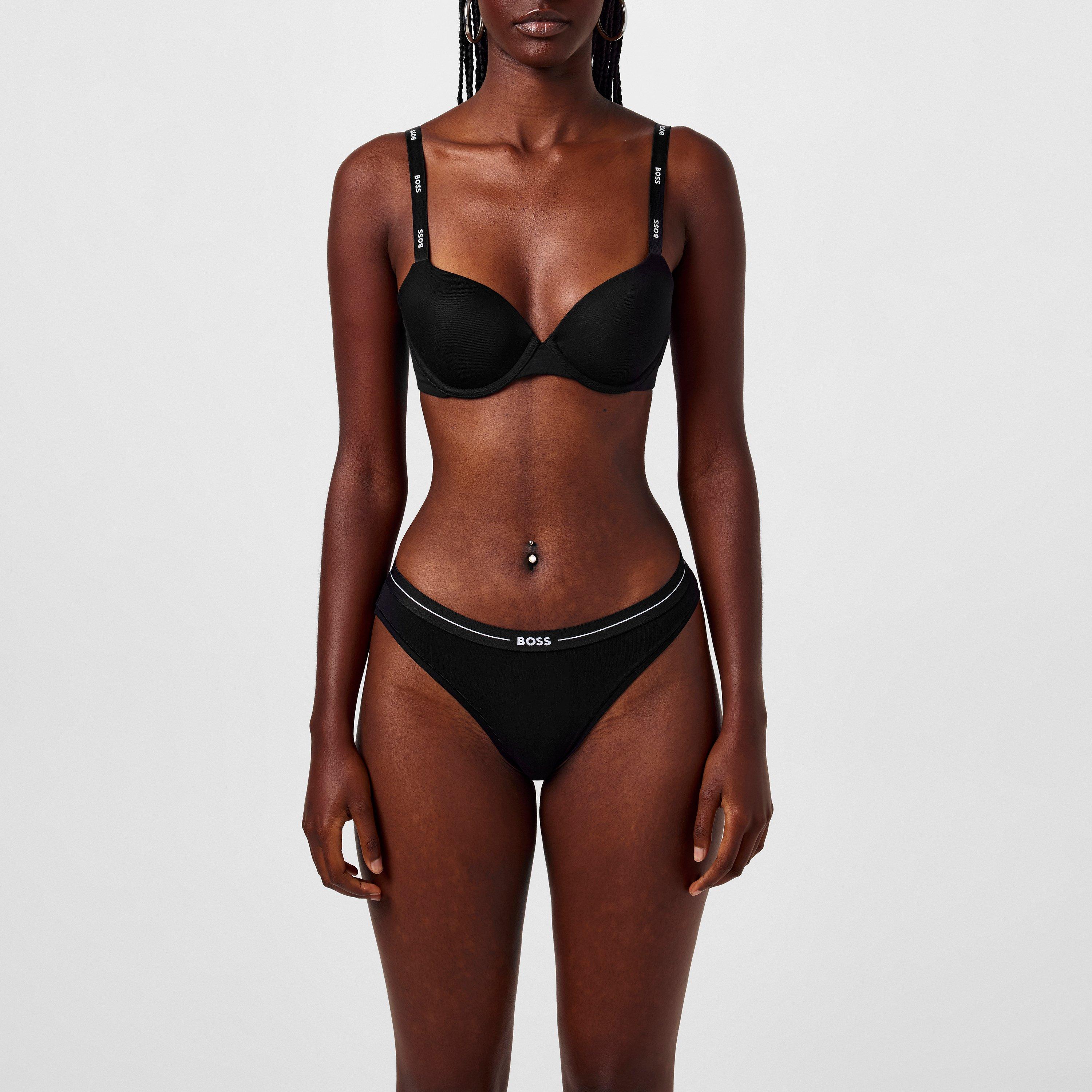 Black - Boss - Women's 3 Pack Hipster Briefs - 2