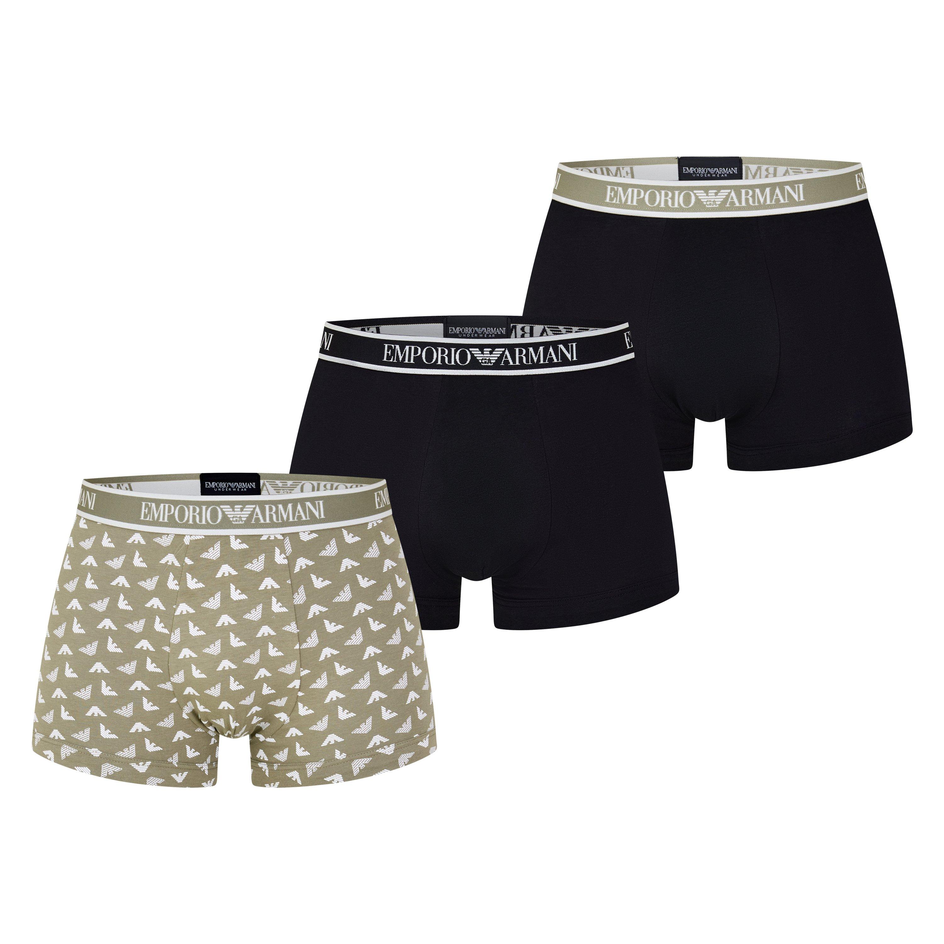 EA 3 PACK LOGO BAND TRUNK