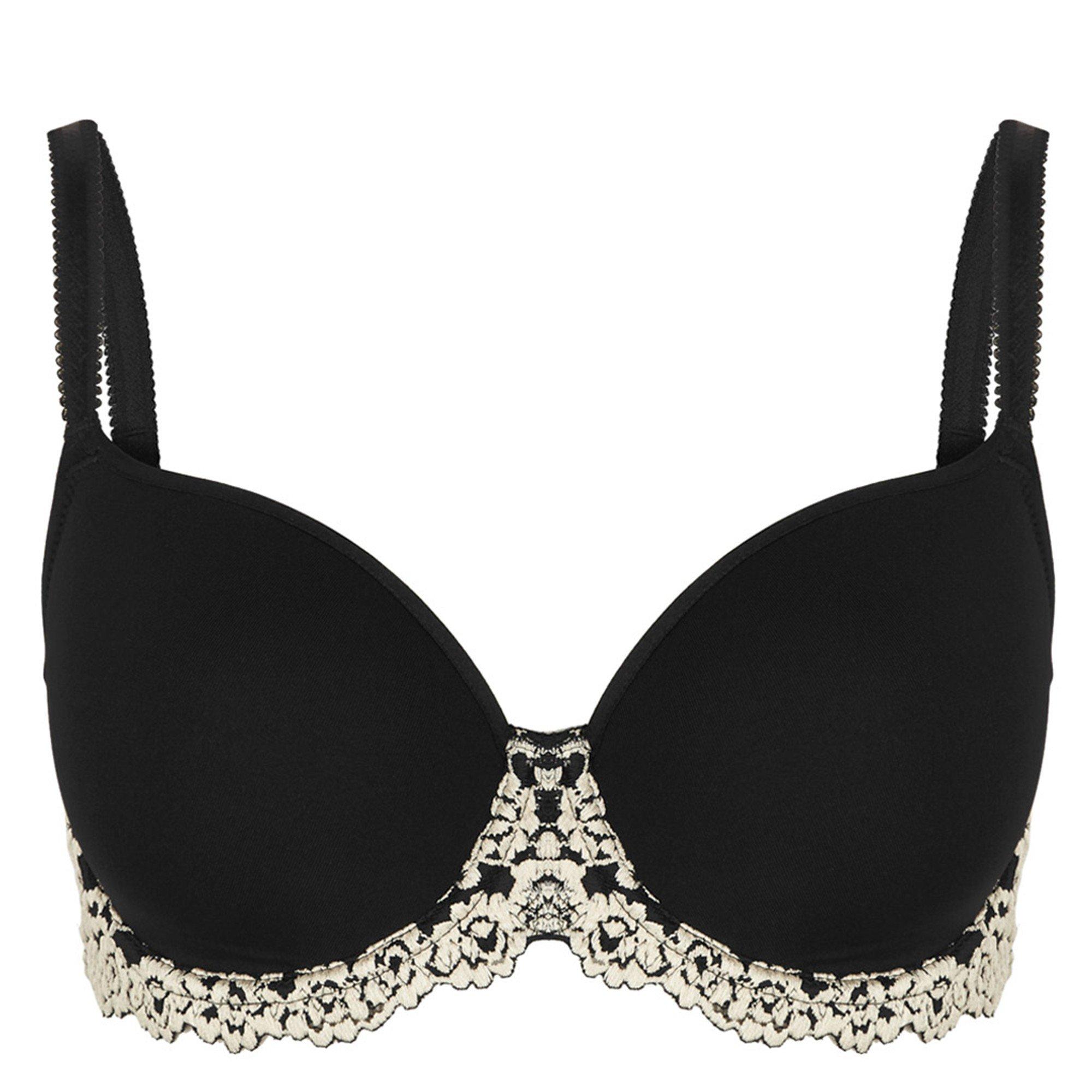BLACK - Wacoal - EMBRACE LACE CONTOUR BRA - 1