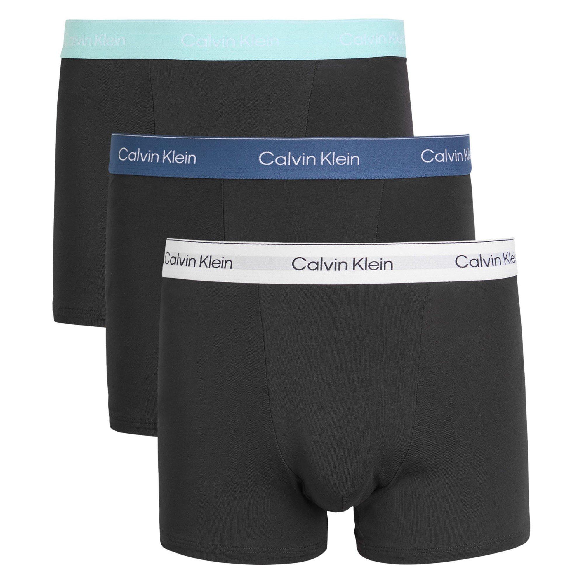 BLACK AND OTHER - Calvin Klein - CK TRUNK RLXD CTTN STRTCH 3PK