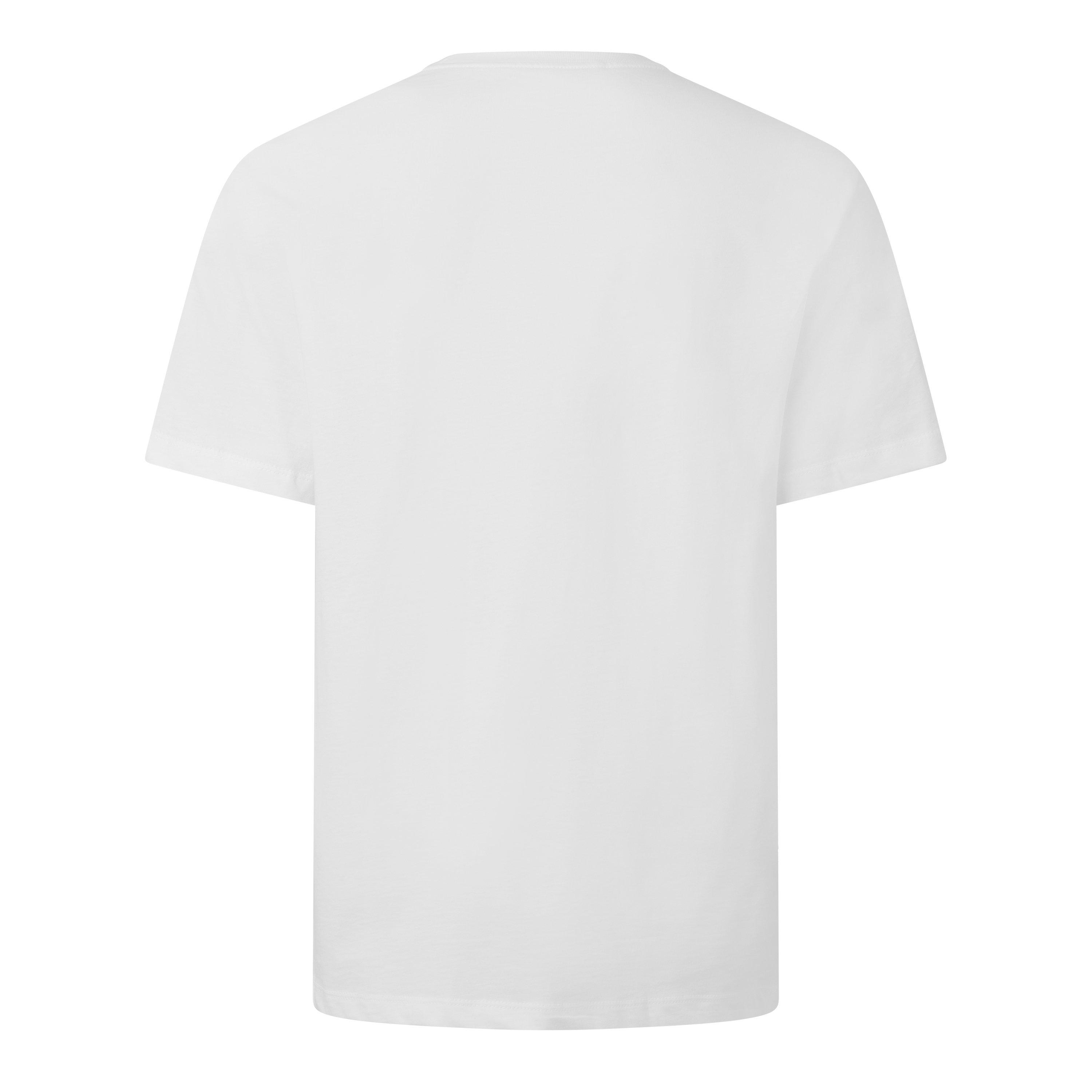 White 737 - Lacoste - Men's Small Croc Pyjama Short Sleeve Top - 2
